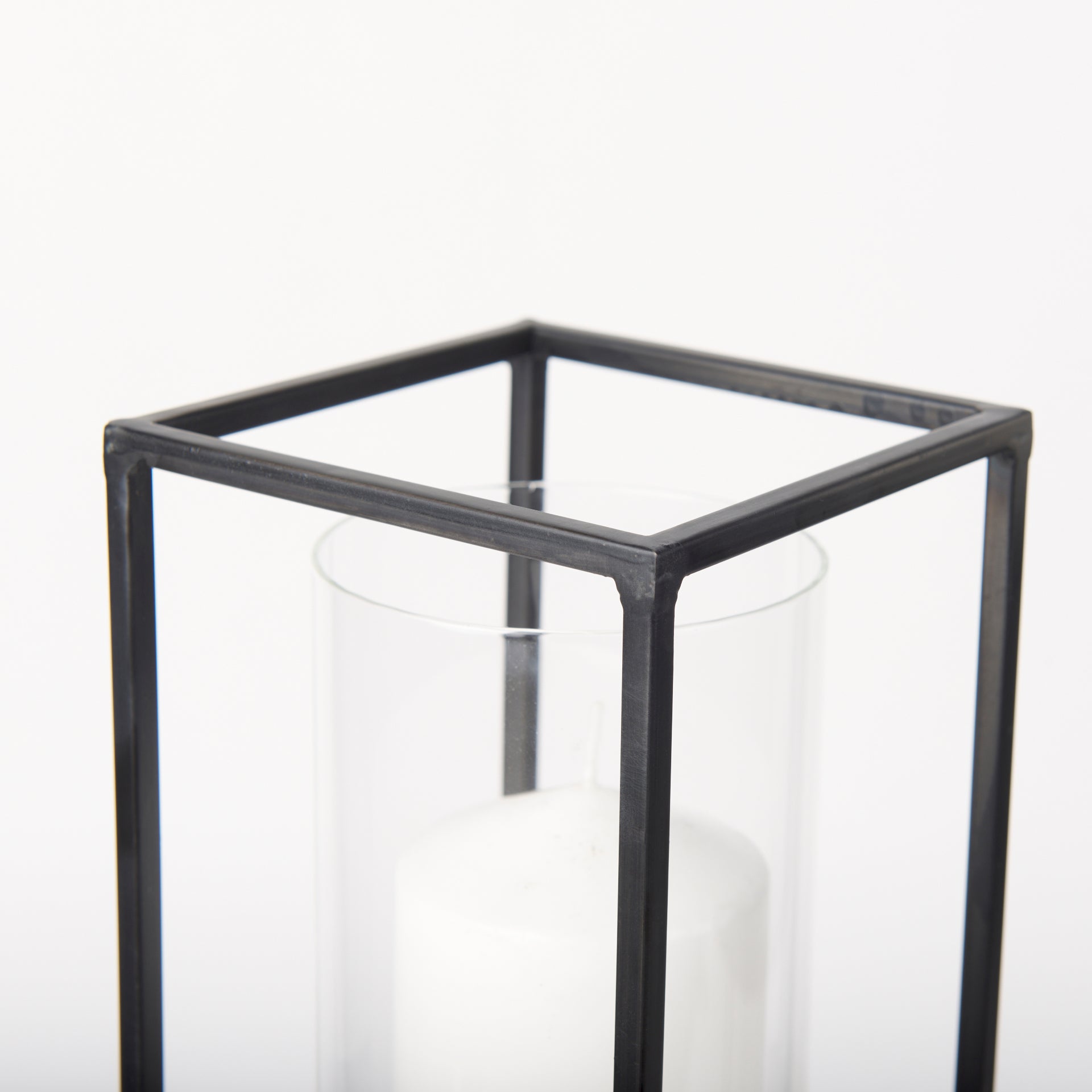 Cindy Matte Black Metal and Hurricane Glass Pillar Tabletop Candle Holders - Set of 2 Candle Holders Mercana , Black Friday Sale Mercana Furniture Sale, Old Bones Co, Mid Century Furniture Sale, Four Hands Furniture, Black Friday Sale Cindy Matte Black Metal and Hurricane Glass Pillar Tabletop Candle Holders - Set of 2,Gus Sale, Perigold Cindy Matte Black Metal and Hurricane Glass Pillar Tabletop Candle Holders - Set of 2 Candle Holders Black Friday Sale , Perigold Sale Cindy Matte Black Metal and Hurricane