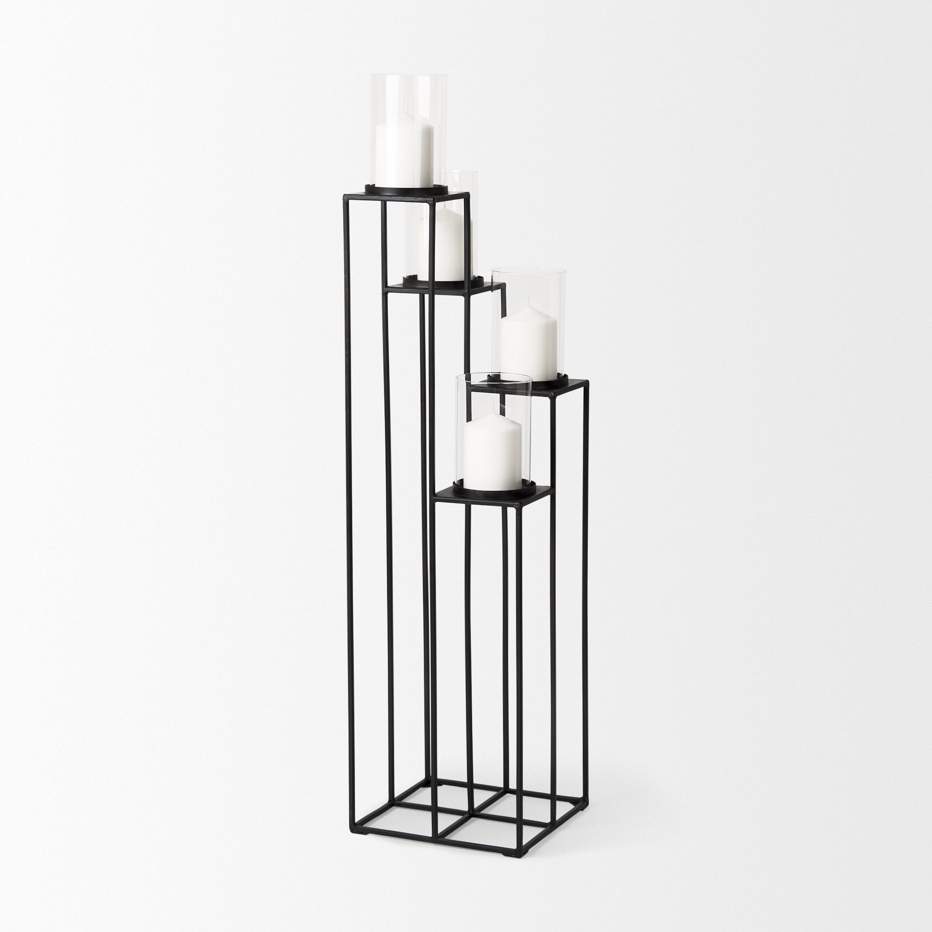 Cindy 4-Tier Matte Black Metal with Hurricane Glass Pillar Candle Floor Lantern Candle Holders Mercana , Black Friday Sale Mercana Furniture Sale, Old Bones Co, Mid Century Furniture Sale, Four Hands Furniture, Black Friday Sale Cindy 4-Tier Matte Black Metal with Hurricane Glass Pillar Candle Floor Lantern,Gus Sale, Perigold Cindy 4-Tier Matte Black Metal with Hurricane Glass Pillar Candle Floor Lantern Candle Holders Black Friday Sale , Perigold Sale Cindy 4-Tier Matte Black Metal with Hurricane Glass Pil