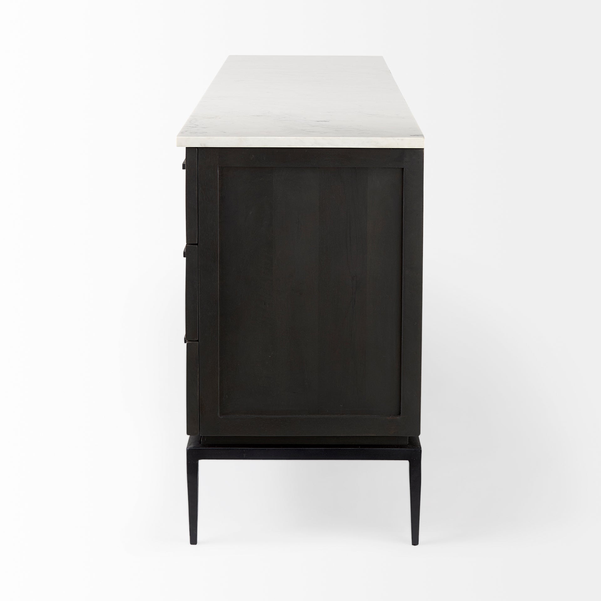 Divina Black-Brown Wood with White Marble Top and Black Metal Base Sideboard Credenzas & Sideboards Mercana , Black Friday Sale Mercana Furniture Sale, Old Bones Co, Mid Century Furniture Sale, Four Hands Furniture, Black Friday Sale Divina Black-Brown Wood with White Marble Top and Black Metal Base Sideboard,Gus Sale, Perigold Divina Black-Brown Wood with White Marble Top and Black Metal Base Sideboard Credenzas & Sideboards Black Friday Sale , Perigold Sale Divina Black-Brown Wood with White Marble Top an