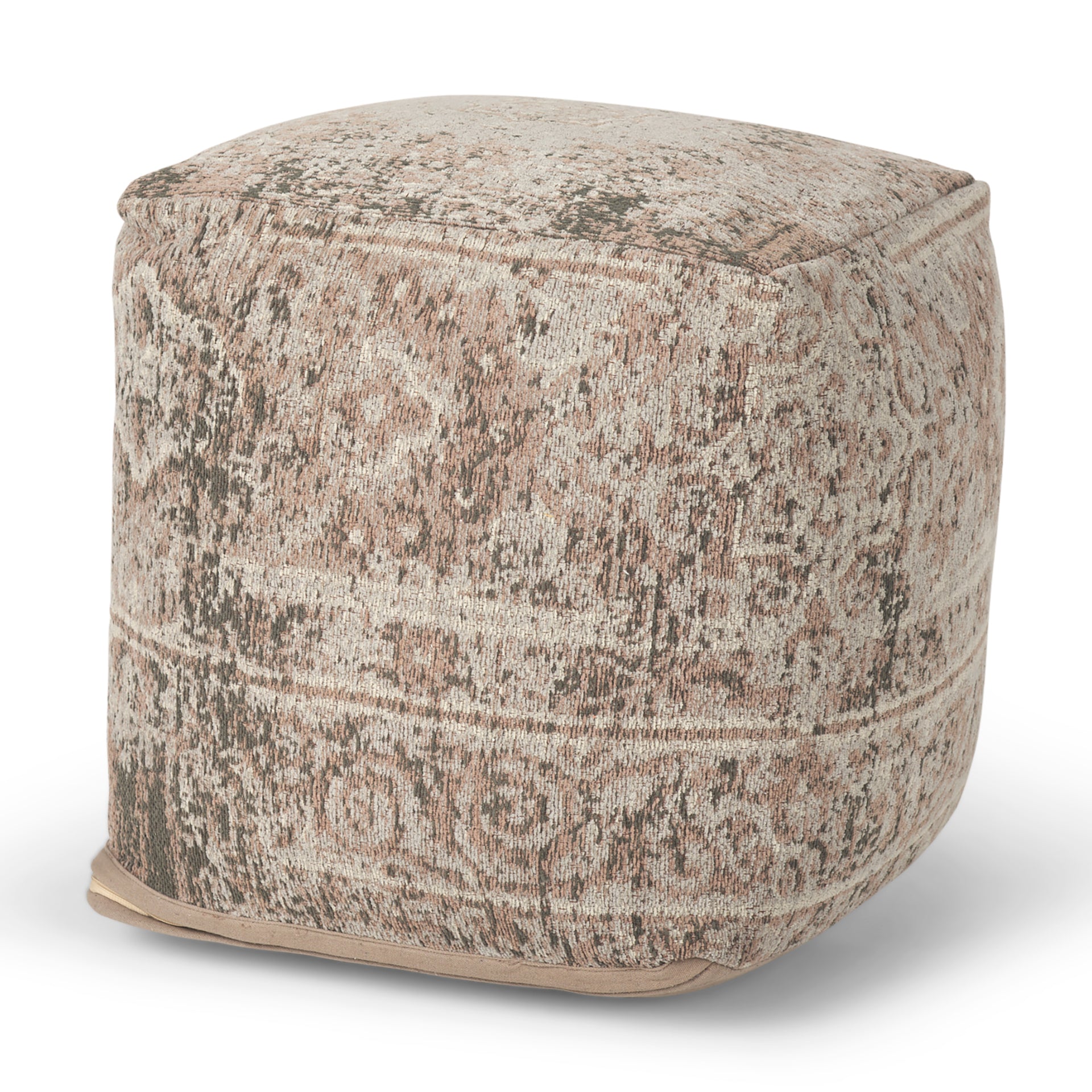 Khloe Taupe Pouf