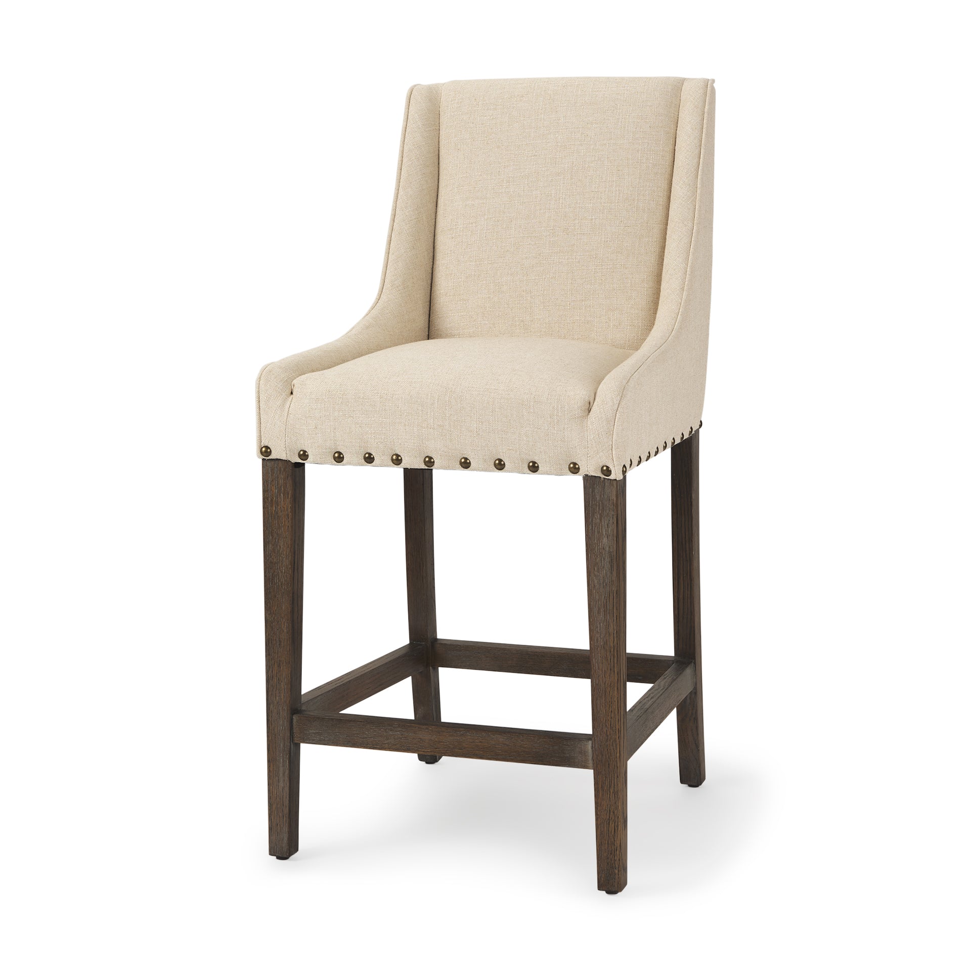 Kensington 27.5" Seat Height Wood Frame Counter Stool