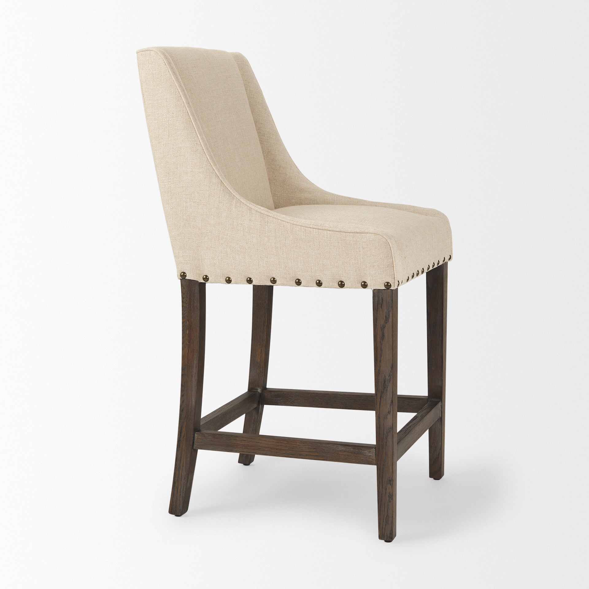 Kensington 27.5" Seat Height Wood Frame Counter Stool