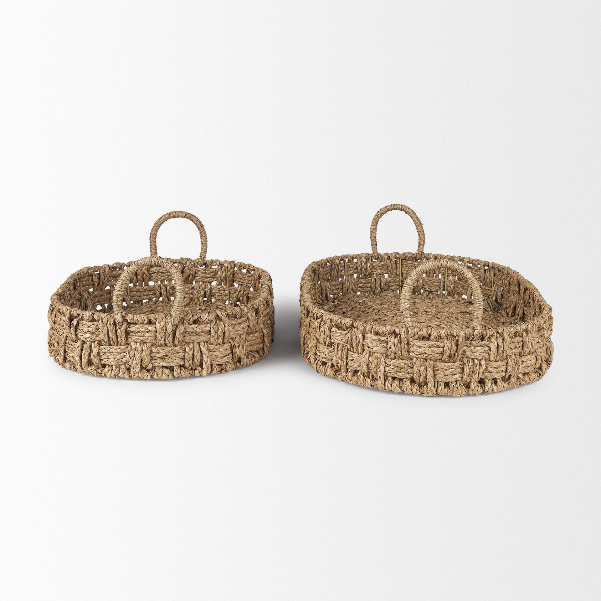 Haini Large Basketweave Seagrass Trays with Loop Handles - Set of 2 Trays & Containers Mercana , Black Friday Sale Mercana Furniture Sale, Old Bones Co, Mid Century Furniture Sale, Four Hands Furniture, Black Friday Sale Haini Large Basketweave Seagrass Trays with Loop Handles - Set of 2,Gus Sale, Perigold Haini Large Basketweave Seagrass Trays with Loop Handles - Set of 2 Trays & Containers Black Friday Sale , Perigold Sale Haini Large Basketweave Seagrass Trays with Loop Handles - Set of 2,Haini Large Bas