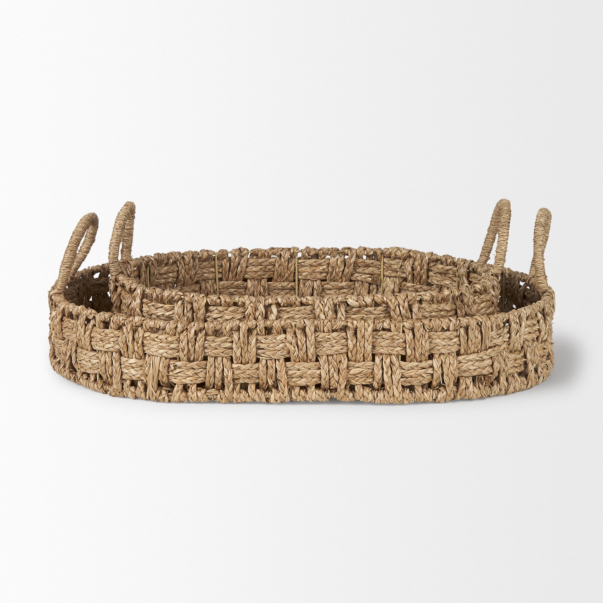 Haini Large Basketweave Seagrass Trays with Loop Handles - Set of 2 Trays & Containers Mercana , Black Friday Sale Mercana Furniture Sale, Old Bones Co, Mid Century Furniture Sale, Four Hands Furniture, Black Friday Sale Haini Large Basketweave Seagrass Trays with Loop Handles - Set of 2,Gus Sale, Perigold Haini Large Basketweave Seagrass Trays with Loop Handles - Set of 2 Trays & Containers Black Friday Sale , Perigold Sale Haini Large Basketweave Seagrass Trays with Loop Handles - Set of 2,Haini Large Bas