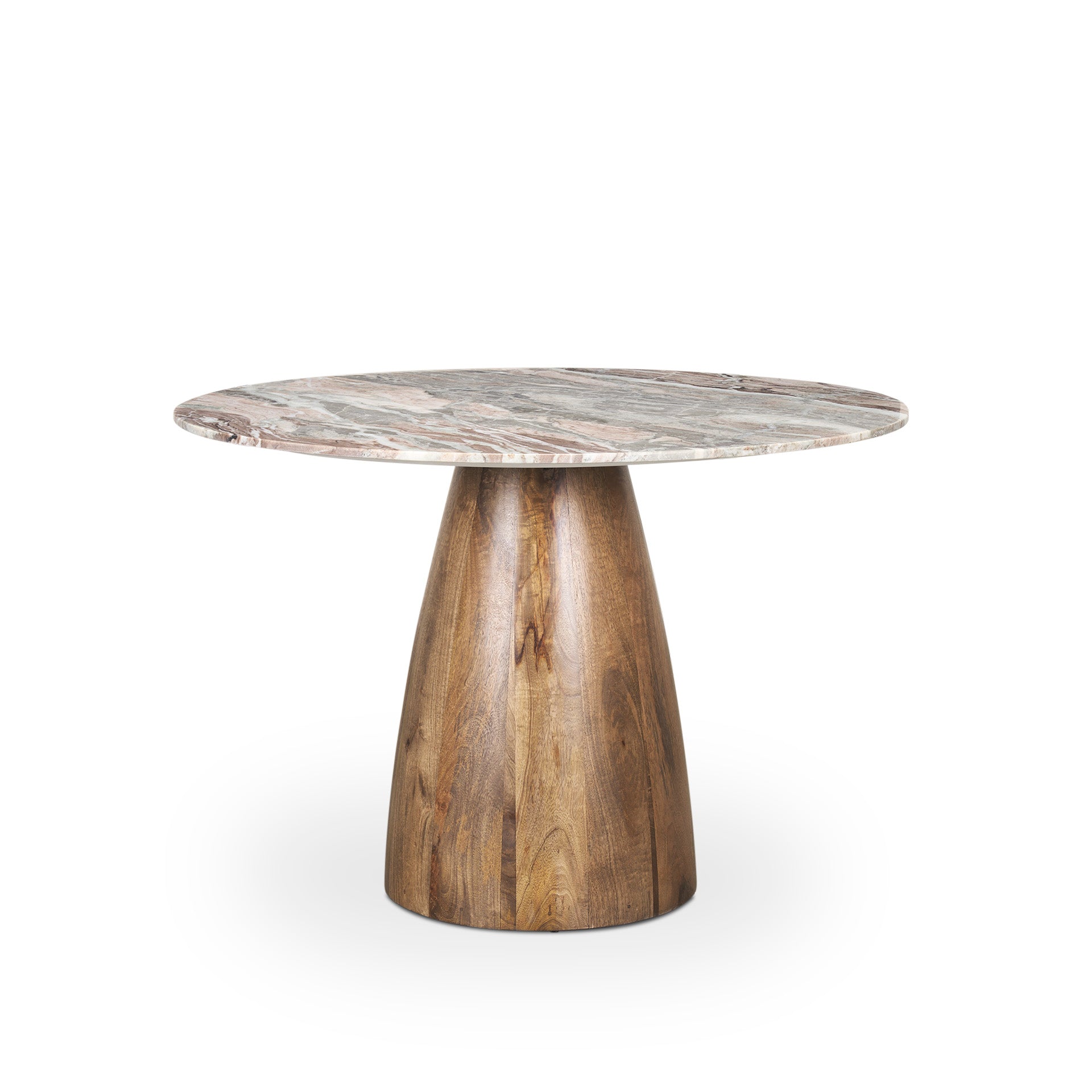 Allyson Round Brown Wood Pedestal with Marble Top Dining Table Dining Tables Mercana Pink 42" , Black Friday Sale Mercana Furniture Sale, Old Bones Co, Mid Century Furniture Sale, Four Hands Furniture, Black Friday Sale Allyson Round Brown Wood Pedestal with Marble Top Dining Table,Gus Sale, Perigold Allyson Round Brown Wood Pedestal with Marble Top Dining Table Dining Tables Black Friday Sale , Perigold Sale Allyson Round Brown Wood Pedestal with Marble Top Dining Table,Allyson Round Brown Wood Pedestal wi