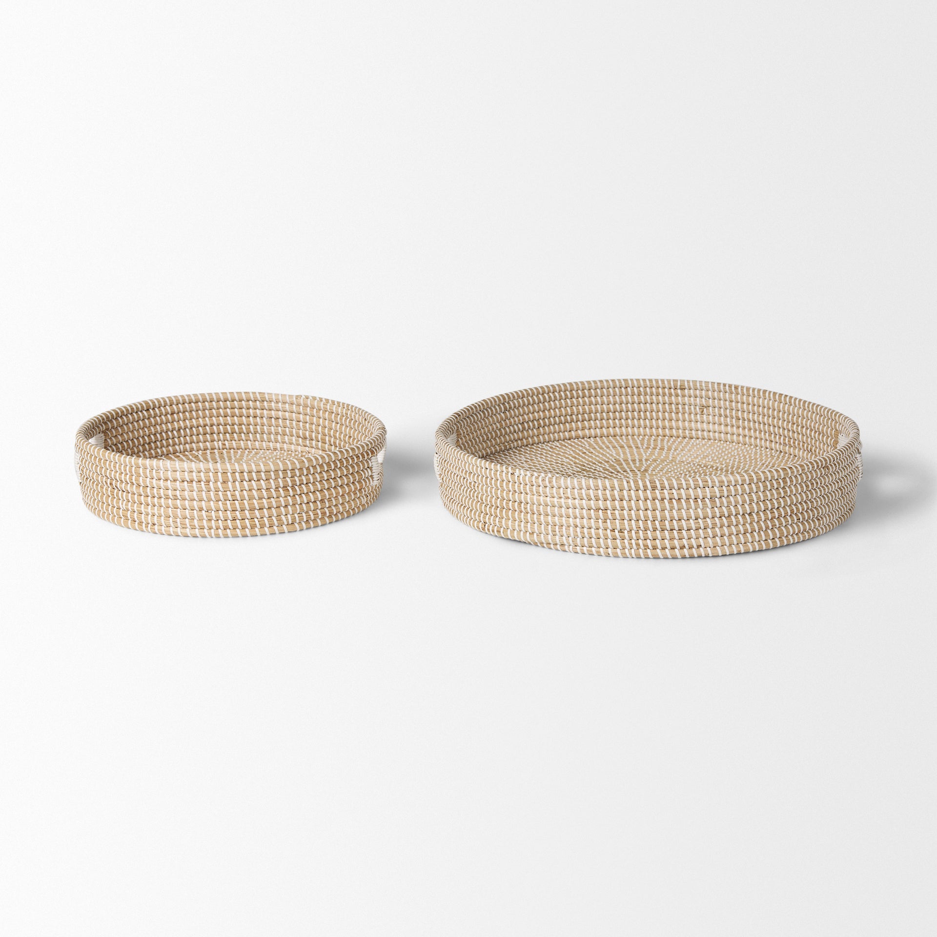 Kalama Large Round Seagrass Trays with Handles - Set of 2 Trays & Containers Mercana , Black Friday Sale Mercana Furniture Sale, Old Bones Co, Mid Century Furniture Sale, Four Hands Furniture, Black Friday Sale Kalama Large Round Seagrass Trays with Handles - Set of 2,Gus Sale, Perigold Kalama Large Round Seagrass Trays with Handles - Set of 2 Trays & Containers Black Friday Sale , Perigold Sale Kalama Large Round Seagrass Trays with Handles - Set of 2,Kalama Large Round Seagrass Trays with Handles - Set of