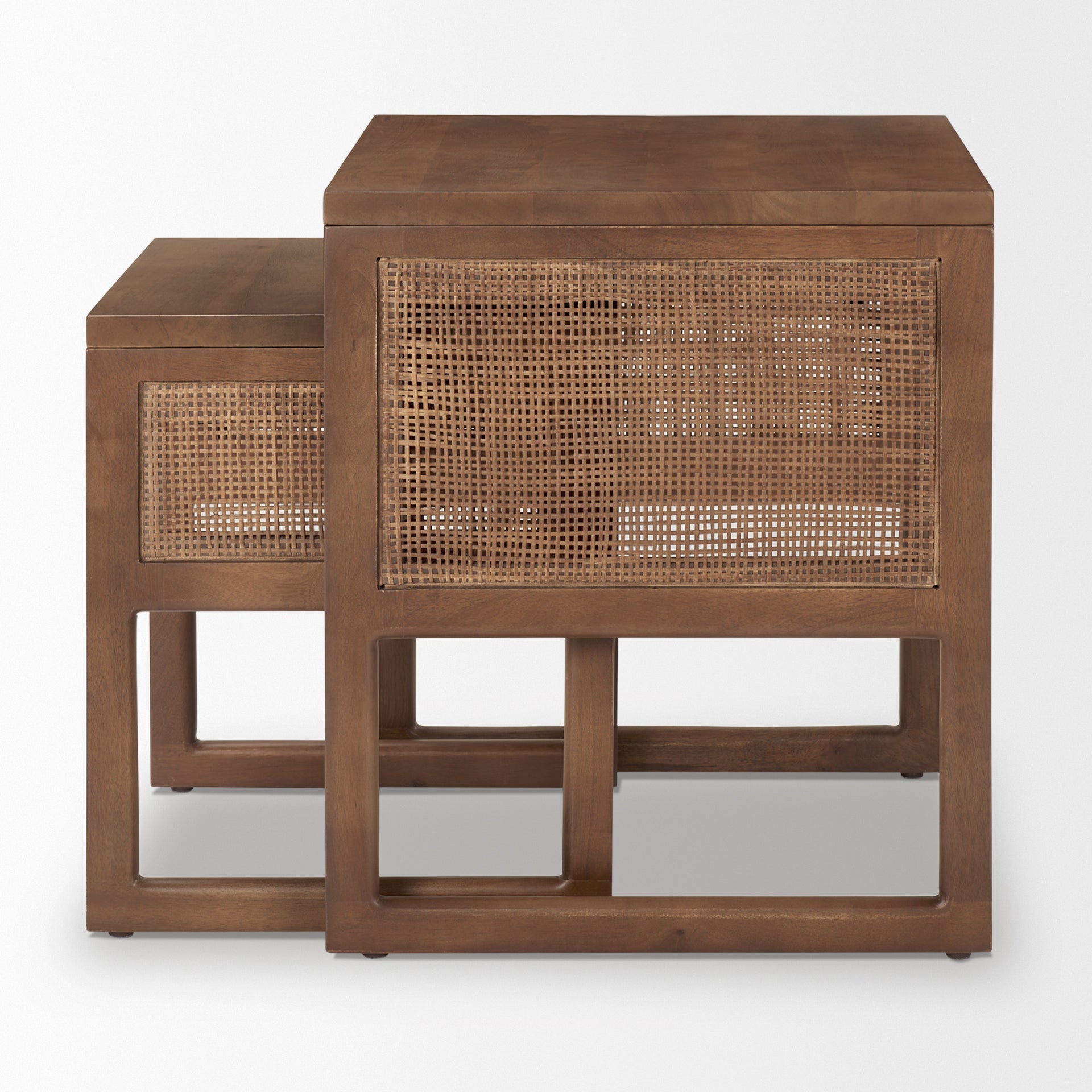 Grier Solid Wood with Cane Nesting Accent Tables - Set of 2 Side & End Tables Mercana , Black Friday Sale Mercana Furniture Sale, Old Bones Co, Mid Century Furniture Sale, Four Hands Furniture, Black Friday Sale Grier Solid Wood with Cane Nesting Accent Tables - Set of 2,Gus Sale, Perigold Grier Solid Wood with Cane Nesting Accent Tables - Set of 2 Side & End Tables Black Friday Sale , Perigold Sale Grier Solid Wood with Cane Nesting Accent Tables - Set of 2,Grier Solid Wood with Cane Nesting Accent Tables 