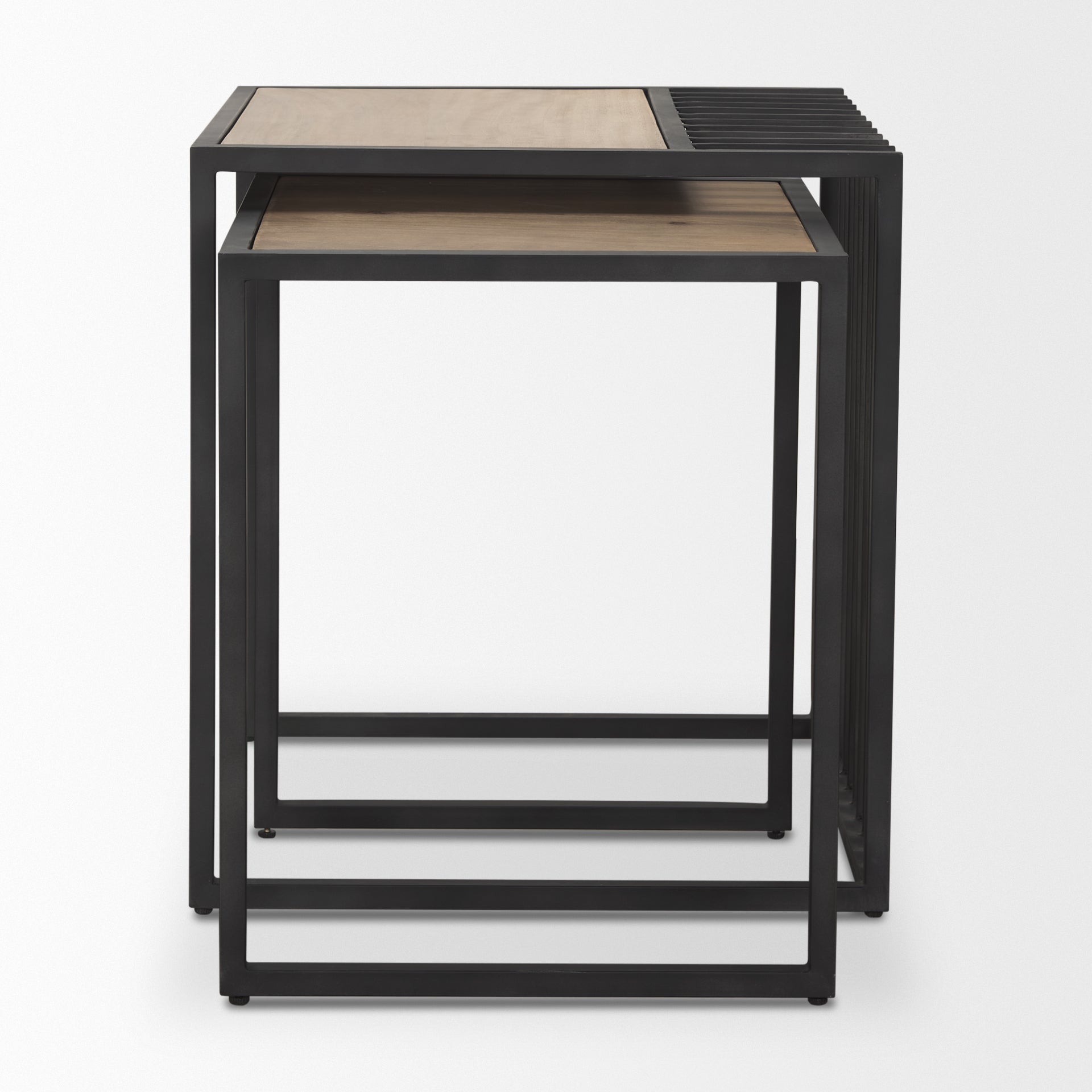 Miles Black Metal with Light Wood Nesting End/Side Table Side & End Tables Mercana , Black Friday Sale Mercana Furniture Sale, Old Bones Co, Mid Century Furniture Sale, Four Hands Furniture, Black Friday Sale Miles Black Metal with Light Wood Nesting End/Side Table,Gus Sale, Perigold Miles Black Metal with Light Wood Nesting End/Side Table Side & End Tables Black Friday Sale , Perigold Sale Miles Black Metal with Light Wood Nesting End/Side Table,Miles Black Metal with Light Wood Nesting End/Side Table Lulu