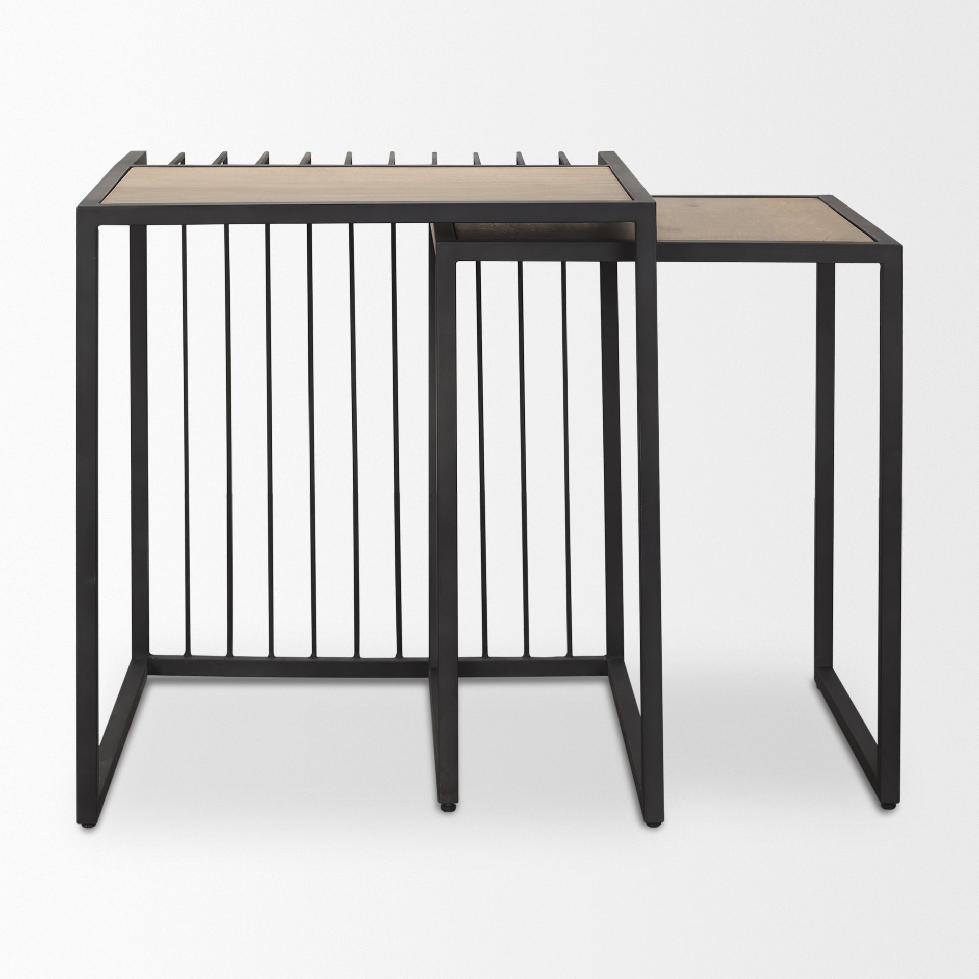 Miles Black Metal with Light Wood Nesting End/Side Table Side & End Tables Mercana , Black Friday Sale Mercana Furniture Sale, Old Bones Co, Mid Century Furniture Sale, Four Hands Furniture, Black Friday Sale Miles Black Metal with Light Wood Nesting End/Side Table,Gus Sale, Perigold Miles Black Metal with Light Wood Nesting End/Side Table Side & End Tables Black Friday Sale , Perigold Sale Miles Black Metal with Light Wood Nesting End/Side Table,Miles Black Metal with Light Wood Nesting End/Side Table Lulu