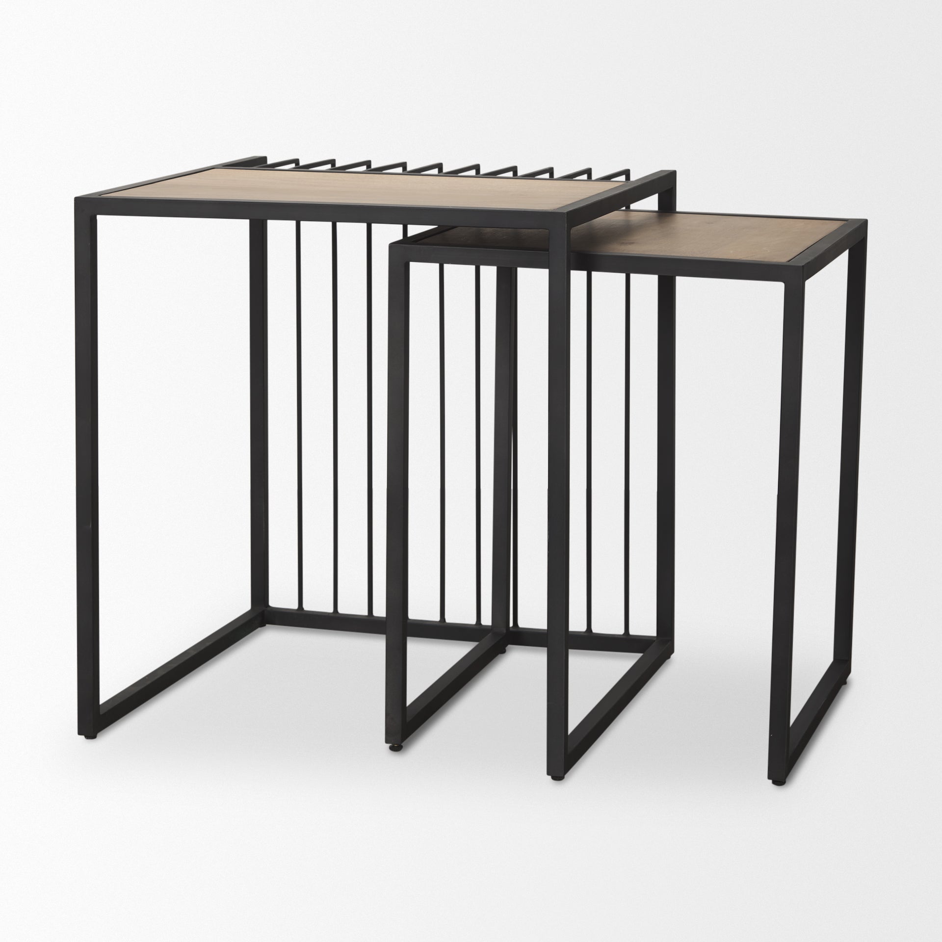 Miles Black Metal with Light Wood Nesting End/Side Table Side & End Tables Mercana , Black Friday Sale Mercana Furniture Sale, Old Bones Co, Mid Century Furniture Sale, Four Hands Furniture, Black Friday Sale Miles Black Metal with Light Wood Nesting End/Side Table,Gus Sale, Perigold Miles Black Metal with Light Wood Nesting End/Side Table Side & End Tables Black Friday Sale , Perigold Sale Miles Black Metal with Light Wood Nesting End/Side Table,Miles Black Metal with Light Wood Nesting End/Side Table Lulu