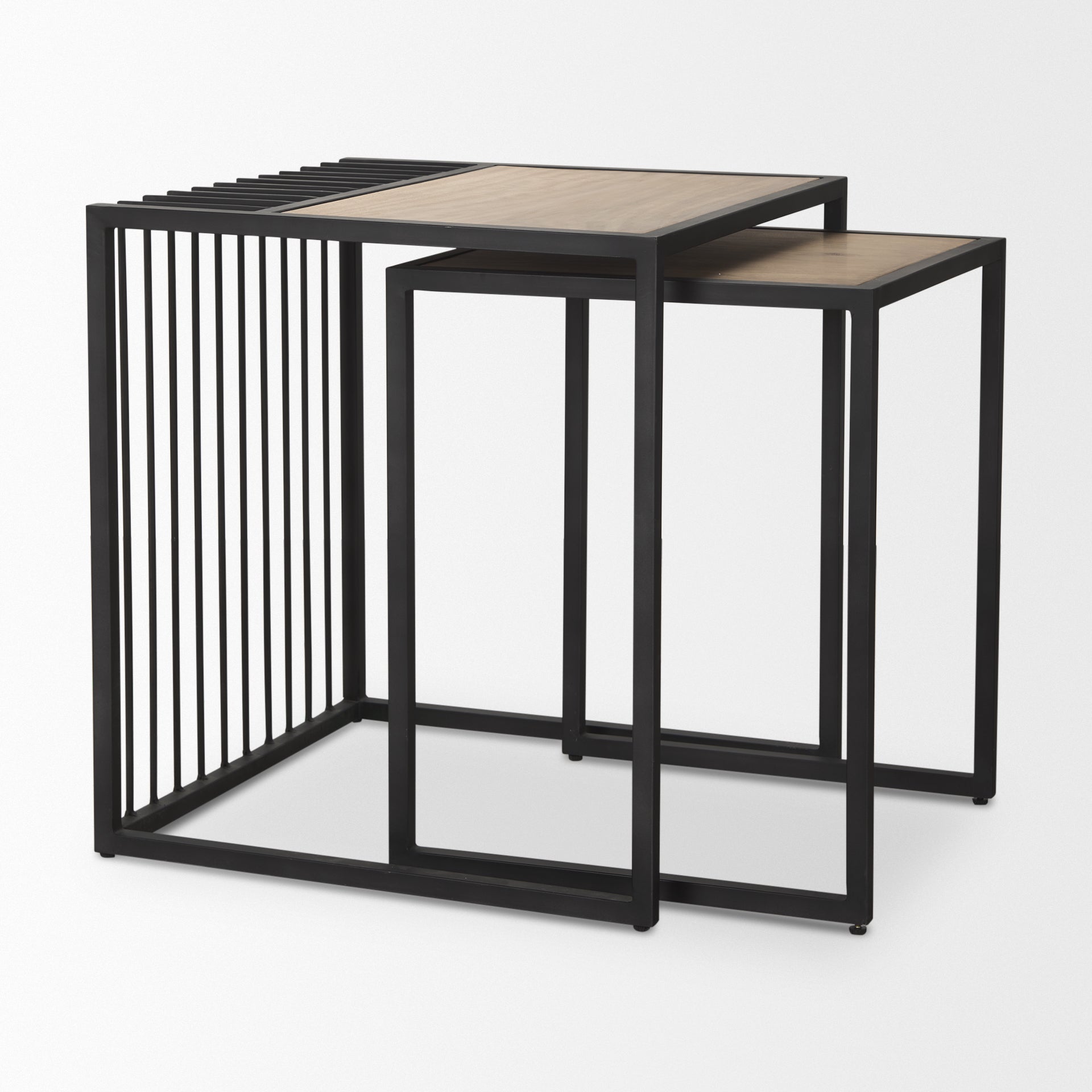 Miles Black Metal with Light Wood Nesting End/Side Table Side & End Tables Mercana , Black Friday Sale Mercana Furniture Sale, Old Bones Co, Mid Century Furniture Sale, Four Hands Furniture, Black Friday Sale Miles Black Metal with Light Wood Nesting End/Side Table,Gus Sale, Perigold Miles Black Metal with Light Wood Nesting End/Side Table Side & End Tables Black Friday Sale , Perigold Sale Miles Black Metal with Light Wood Nesting End/Side Table,Miles Black Metal with Light Wood Nesting End/Side Table Lulu