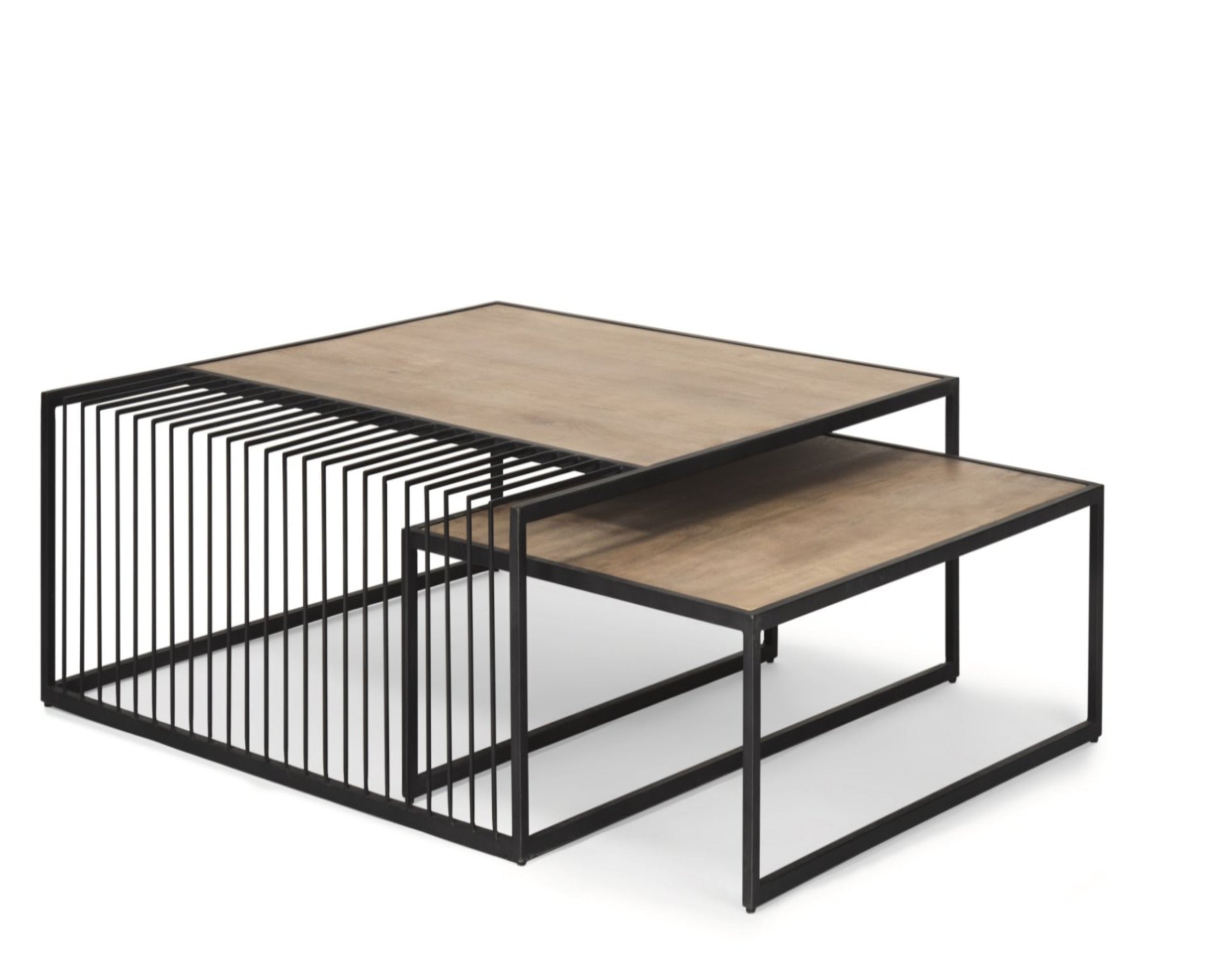 Miles Black Metal with Light Wood Nesting Coffee Table Coffee Tables Mercana , Black Friday Sale Mercana Furniture Sale, Old Bones Co, Mid Century Furniture Sale, Four Hands Furniture, Black Friday Sale Miles Black Metal with Light Wood Nesting Coffee Table,Gus Sale, Perigold Miles Black Metal with Light Wood Nesting Coffee Table Coffee Tables Black Friday Sale , Perigold Sale Miles Black Metal with Light Wood Nesting Coffee Table,Miles Black Metal with Light Wood Nesting Coffee Table Lulu and Georgia, Burk