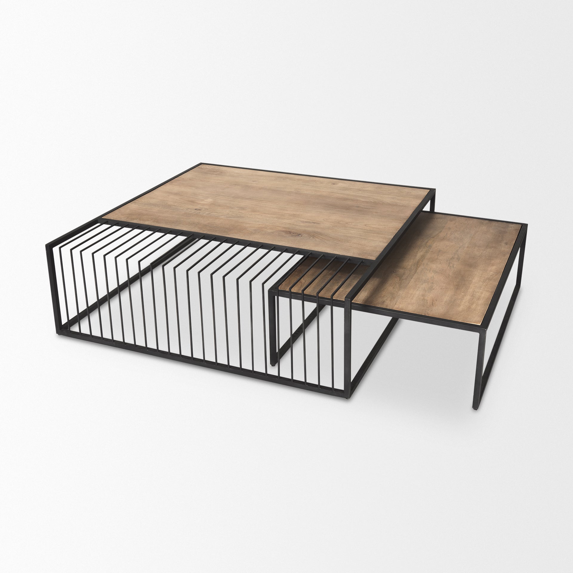 Miles Black Metal with Light Wood Nesting Coffee Table Coffee Tables Mercana , Black Friday Sale Mercana Furniture Sale, Old Bones Co, Mid Century Furniture Sale, Four Hands Furniture, Black Friday Sale Miles Black Metal with Light Wood Nesting Coffee Table,Gus Sale, Perigold Miles Black Metal with Light Wood Nesting Coffee Table Coffee Tables Black Friday Sale , Perigold Sale Miles Black Metal with Light Wood Nesting Coffee Table,Miles Black Metal with Light Wood Nesting Coffee Table Lulu and Georgia, Burk
