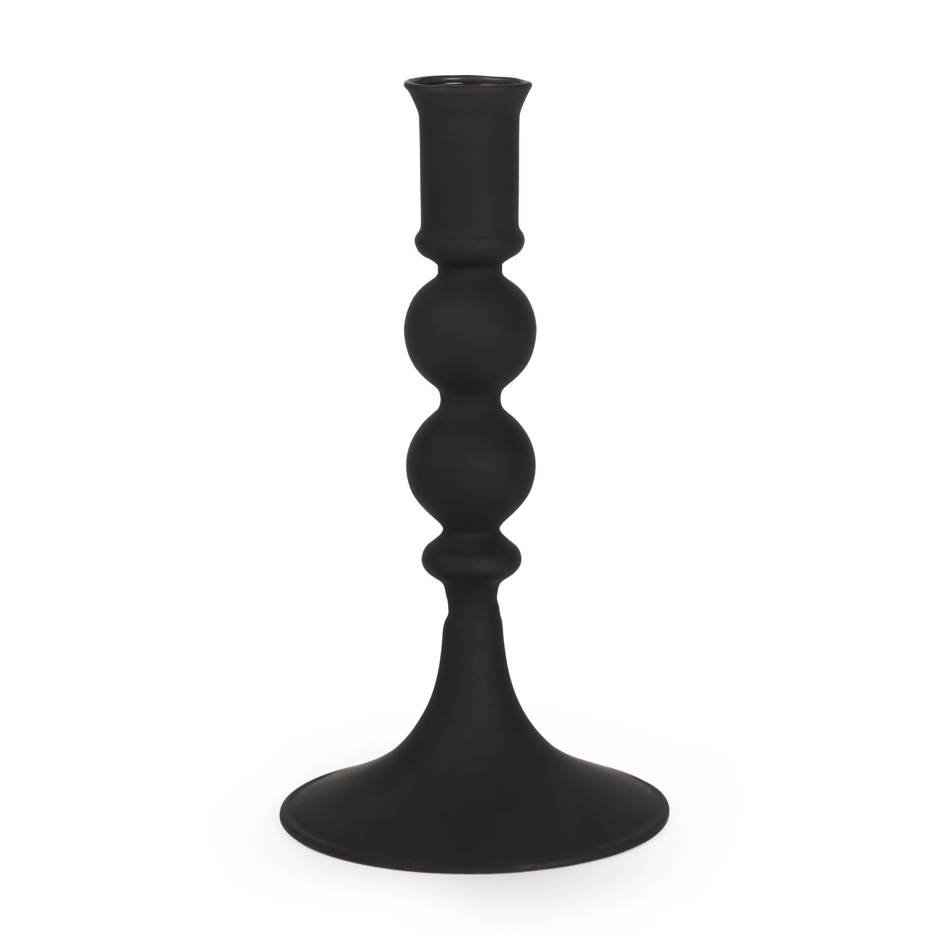 Haute Matte Black Blown Glass Candlestick Candle Holders Mercana Small , Black Friday Sale Mercana Furniture Sale, Old Bones Co, Mid Century Furniture Sale, Four Hands Furniture, Black Friday Sale Haute Matte Black Blown Glass Candlestick,Gus Sale, Perigold Haute Matte Black Blown Glass Candlestick Candle Holders Black Friday Sale , Perigold Sale Haute Matte Black Blown Glass Candlestick,Haute Matte Black Blown Glass Candlestick Lulu and Georgia, Burke Decor Sale Haute Matte Black Blown Glass Candlestick, w