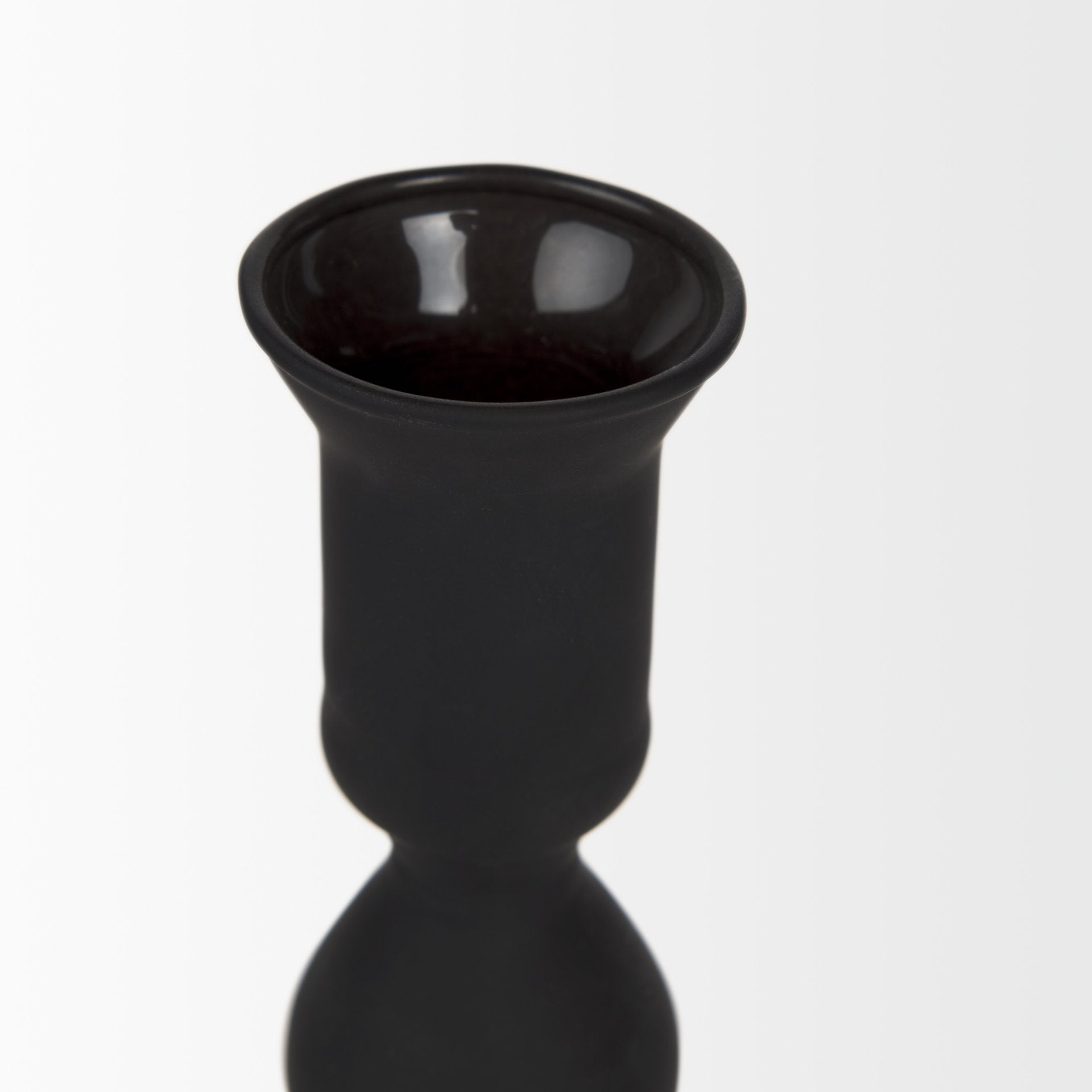 Haute Matte Black Blown Glass Candlestick Candle Holders Mercana , Black Friday Sale Mercana Furniture Sale, Old Bones Co, Mid Century Furniture Sale, Four Hands Furniture, Black Friday Sale Haute Matte Black Blown Glass Candlestick,Gus Sale, Perigold Haute Matte Black Blown Glass Candlestick Candle Holders Black Friday Sale , Perigold Sale Haute Matte Black Blown Glass Candlestick,Haute Matte Black Blown Glass Candlestick Lulu and Georgia, Burke Decor Sale Haute Matte Black Blown Glass Candlestick, www.old