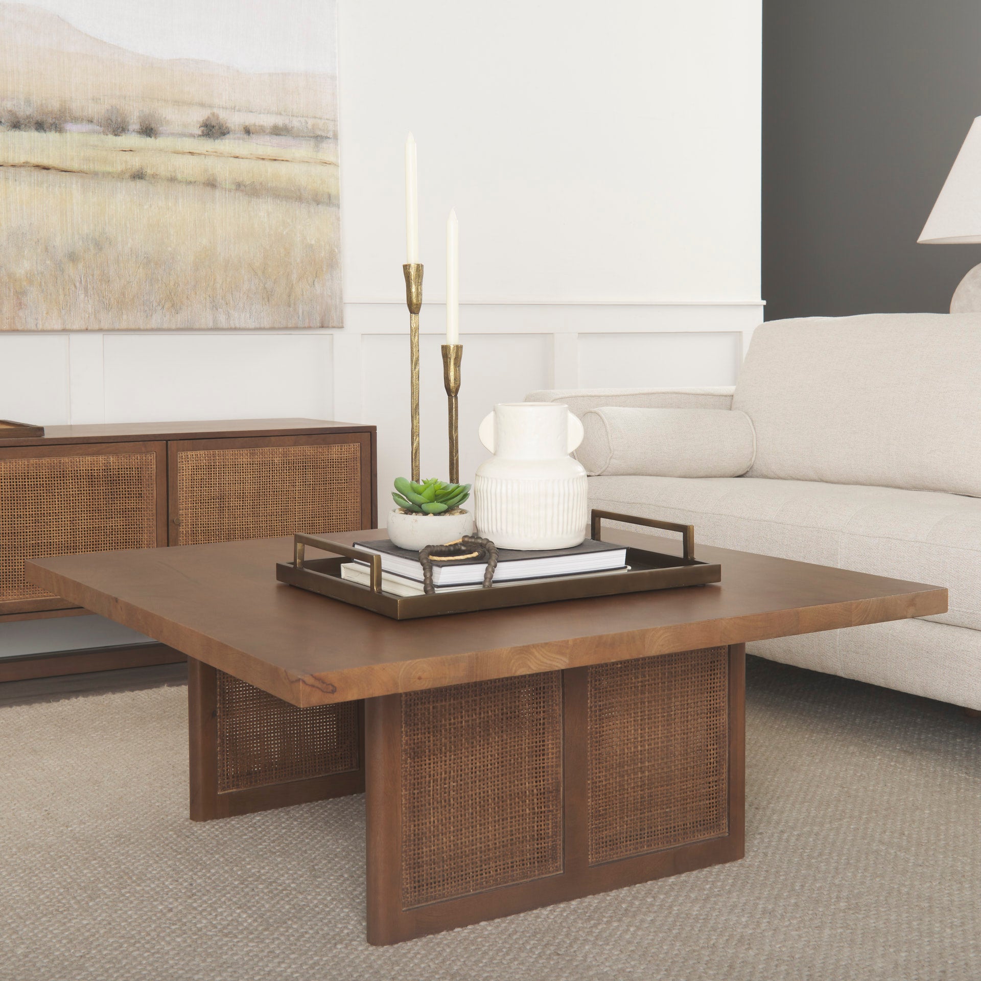 Grier Square Wood with Cane Coffee Table Coffee Tables Mercana , Black Friday Sale Mercana Furniture Sale, Old Bones Co, Mid Century Furniture Sale, Four Hands Furniture, Black Friday Sale Grier Square Wood with Cane Coffee Table,Gus Sale, Perigold Grier Square Wood with Cane Coffee Table Coffee Tables Black Friday Sale , Perigold Sale Grier Square Wood with Cane Coffee Table,Grier Square Wood with Cane Coffee Table Lulu and Georgia, Burke Decor Sale Grier Square Wood with Cane Coffee Table, www.oldbonesco.