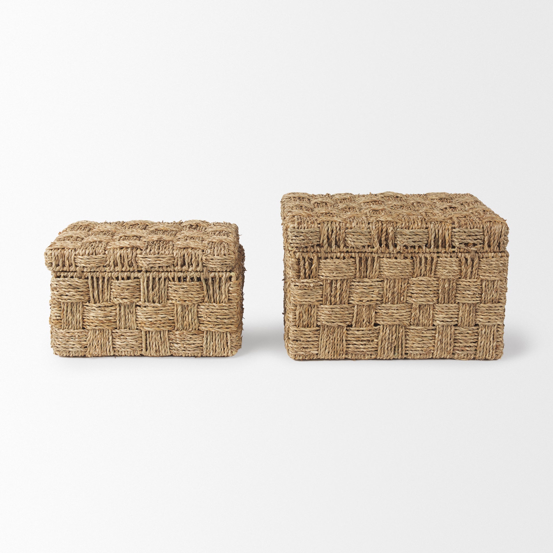 Hanalei Seagrass Boxes with Lids - Set of 2 Decorative Box Mercana , Black Friday Sale Mercana Furniture Sale, Old Bones Co, Mid Century Furniture Sale, Four Hands Furniture, Black Friday Sale Hanalei Seagrass Boxes with Lids - Set of 2,Gus Sale, Perigold Hanalei Seagrass Boxes with Lids - Set of 2 Decorative Box Black Friday Sale , Perigold Sale Hanalei Seagrass Boxes with Lids - Set of 2,Hanalei Seagrass Boxes with Lids - Set of 2 Lulu and Georgia, Burke Decor Sale Hanalei Seagrass Boxes with Lids - Set o