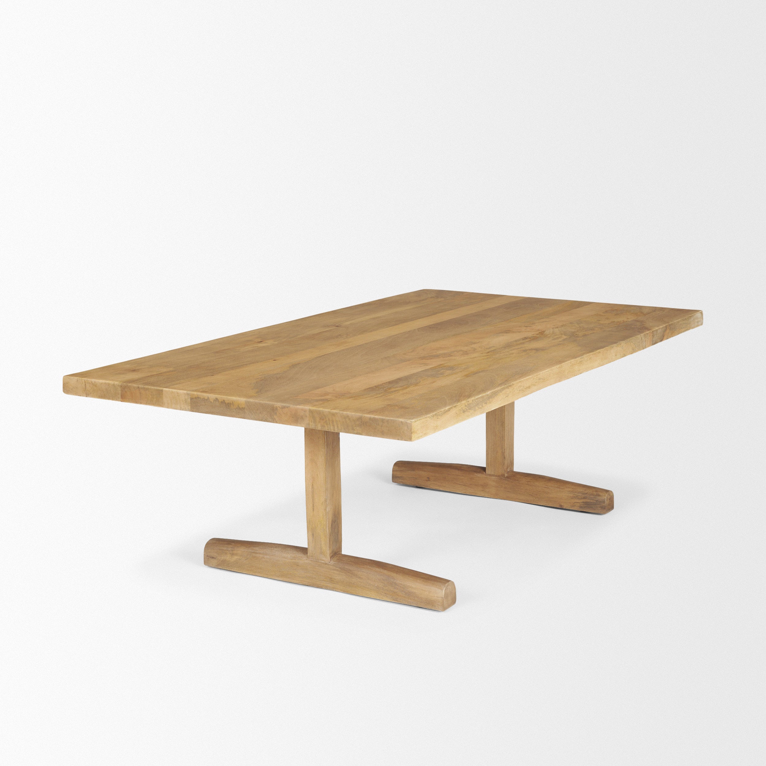 Viktor 55"L Solid Wood Coffee Table