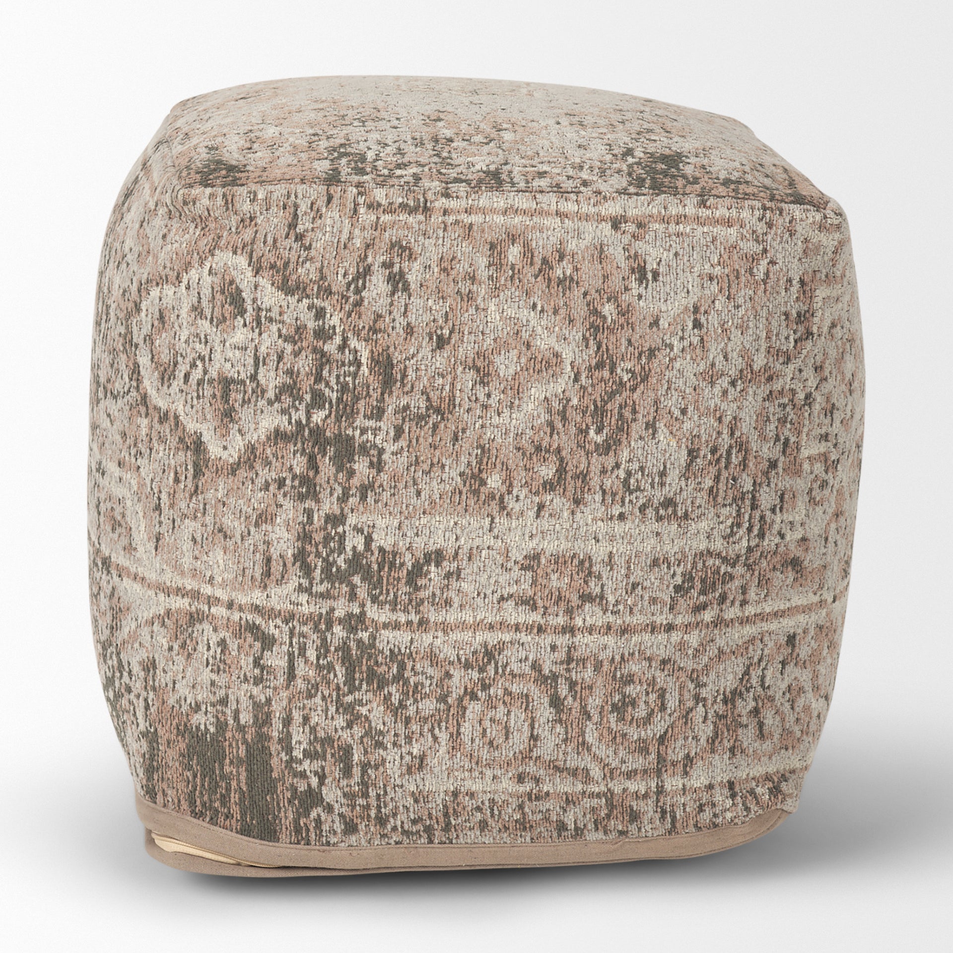 Khloe Taupe Pouf