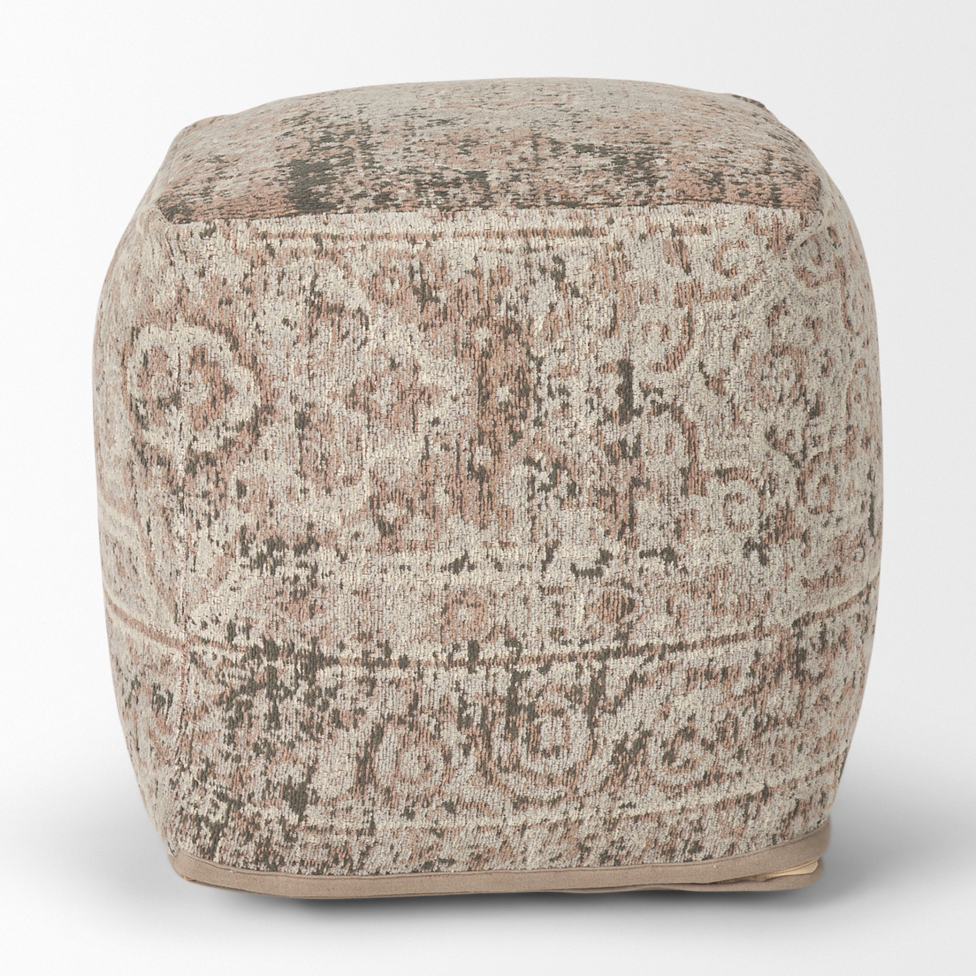 Khloe Taupe Pouf
