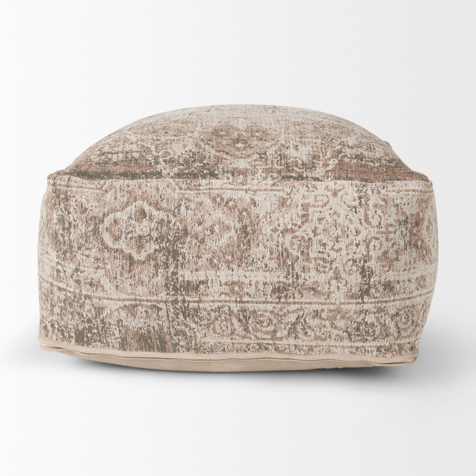 Khloe Taupe Pouf