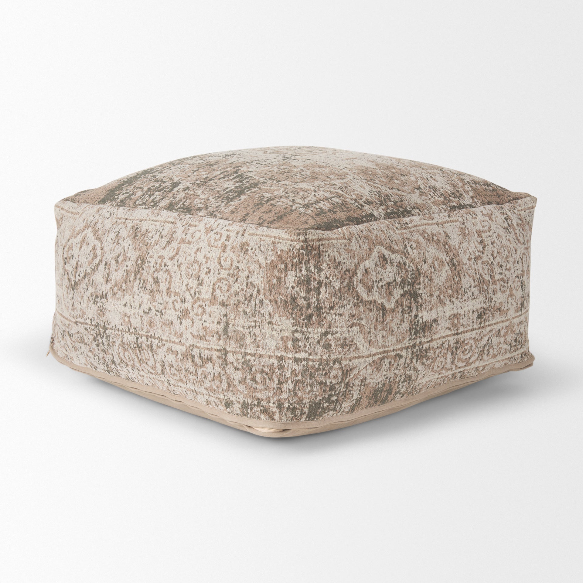 Khloe Taupe Pouf