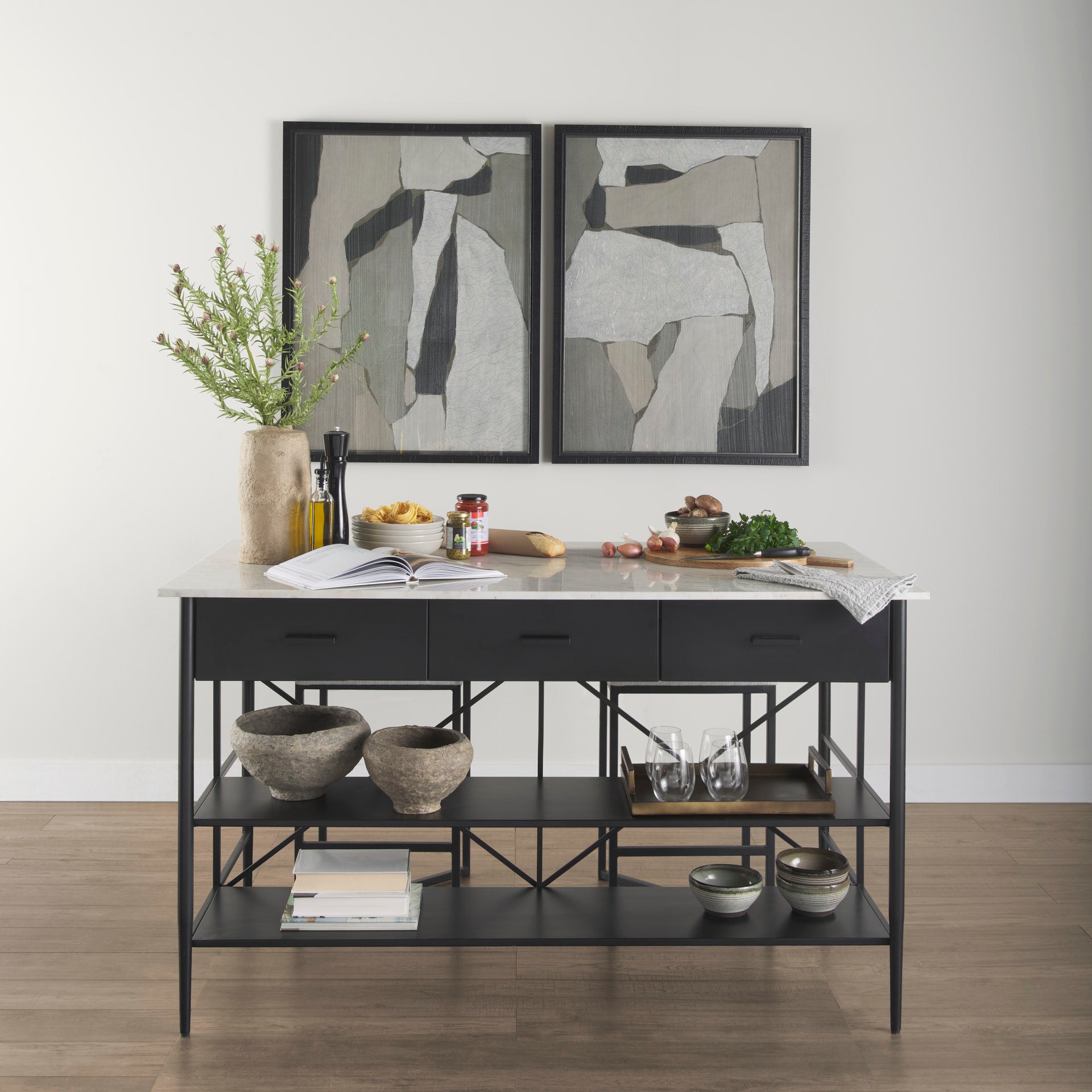 Amika White Marble Top Black Metal Base Kitchen Island Kitchen Islands Mercana , Black Friday Sale Mercana Furniture Sale, Old Bones Co, Mid Century Furniture Sale, Four Hands Furniture, Black Friday Sale Amika White Marble Top Black Metal Base Kitchen Island,Gus Sale, Perigold Amika White Marble Top Black Metal Base Kitchen Island Kitchen Islands Black Friday Sale , Perigold Sale Amika White Marble Top Black Metal Base Kitchen Island,Amika White Marble Top Black Metal Base Kitchen Island Lulu and Georgia, 