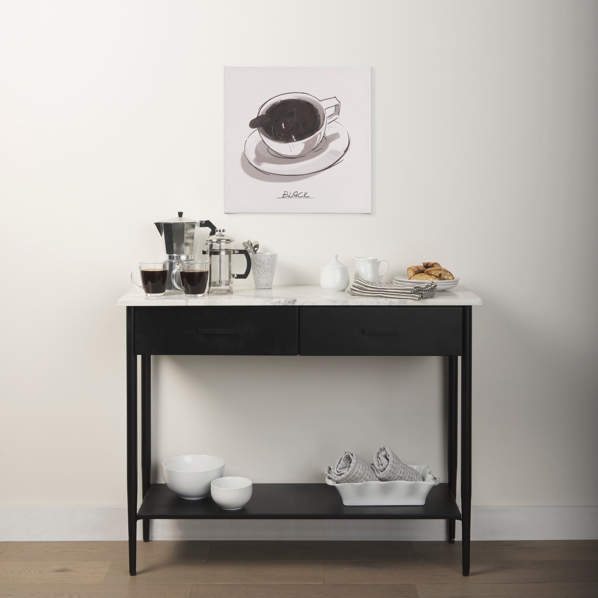 Amika White Marble Top Black Metal Base Console Table Console Tables Mercana , Black Friday Sale Mercana Furniture Sale, Old Bones Co, Mid Century Furniture Sale, Four Hands Furniture, Black Friday Sale Amika White Marble Top Black Metal Base Console Table,Gus Sale, Perigold Amika White Marble Top Black Metal Base Console Table Console Tables Black Friday Sale , Perigold Sale Amika White Marble Top Black Metal Base Console Table,Amika White Marble Top Black Metal Base Console Table Lulu and Georgia, Burke D