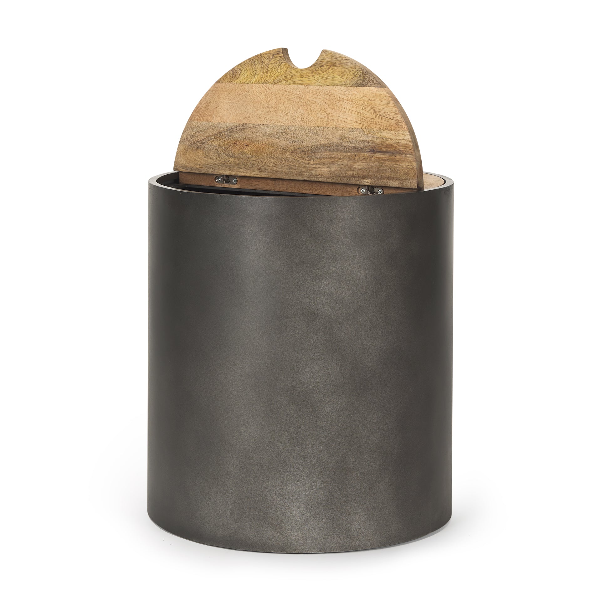 Eclipse Metal Drum Base with Wood Top End/Side Table Side & End Tables Mercana , Black Friday Sale Mercana Furniture Sale, Old Bones Co, Mid Century Furniture Sale, Four Hands Furniture, Black Friday Sale Eclipse Metal Drum Base with Wood Top End/Side Table,Gus Sale, Perigold Eclipse Metal Drum Base with Wood Top End/Side Table Side & End Tables Black Friday Sale , Perigold Sale Eclipse Metal Drum Base with Wood Top End/Side Table,Eclipse Metal Drum Base with Wood Top End/Side Table Lulu and Georgia, Burke 