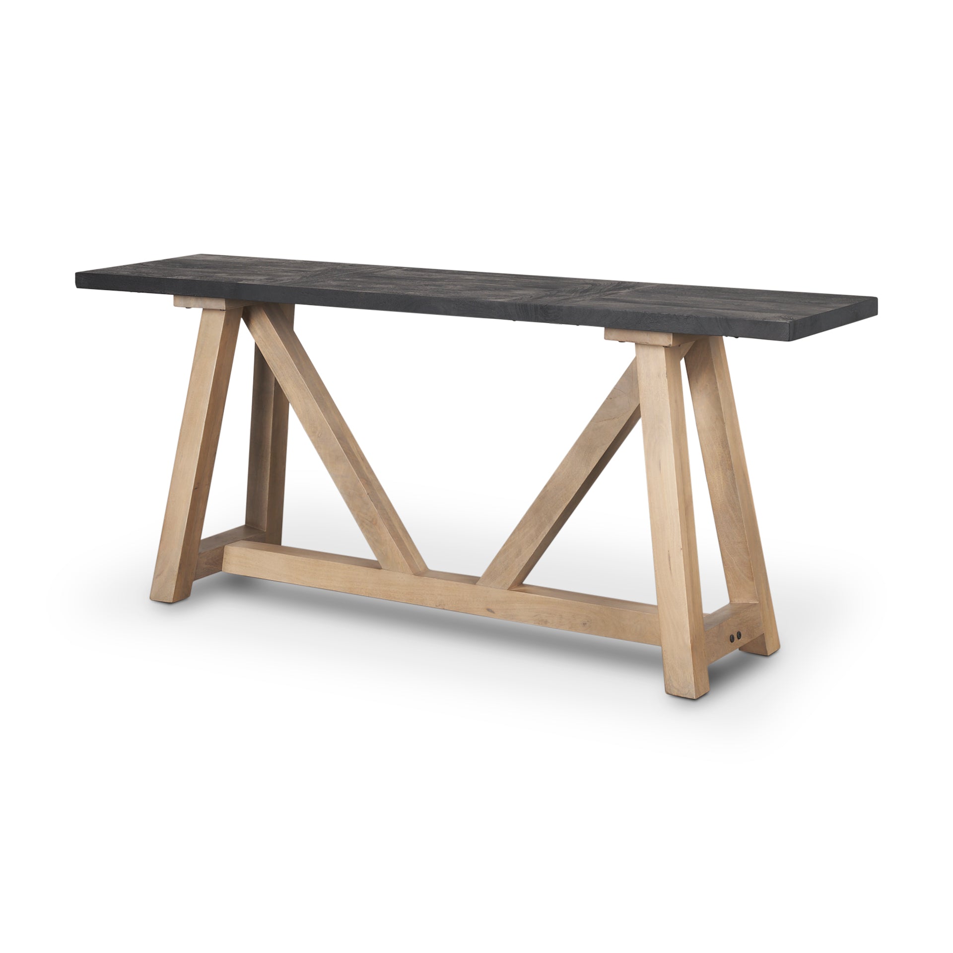 Rialto Two-Toned Black and Brown Wood Angular Leg Console Table Console Tables Mercana , Black Friday Sale Mercana Furniture Sale, Old Bones Co, Mid Century Furniture Sale, Four Hands Furniture, Black Friday Sale Rialto Two-Toned Black and Brown Wood Angular Leg Console Table,Gus Sale, Perigold Rialto Two-Toned Black and Brown Wood Angular Leg Console Table Console Tables Black Friday Sale , Perigold Sale Rialto Two-Toned Black and Brown Wood Angular Leg Console Table,Rialto Two-Toned Black and Brown Wood A
