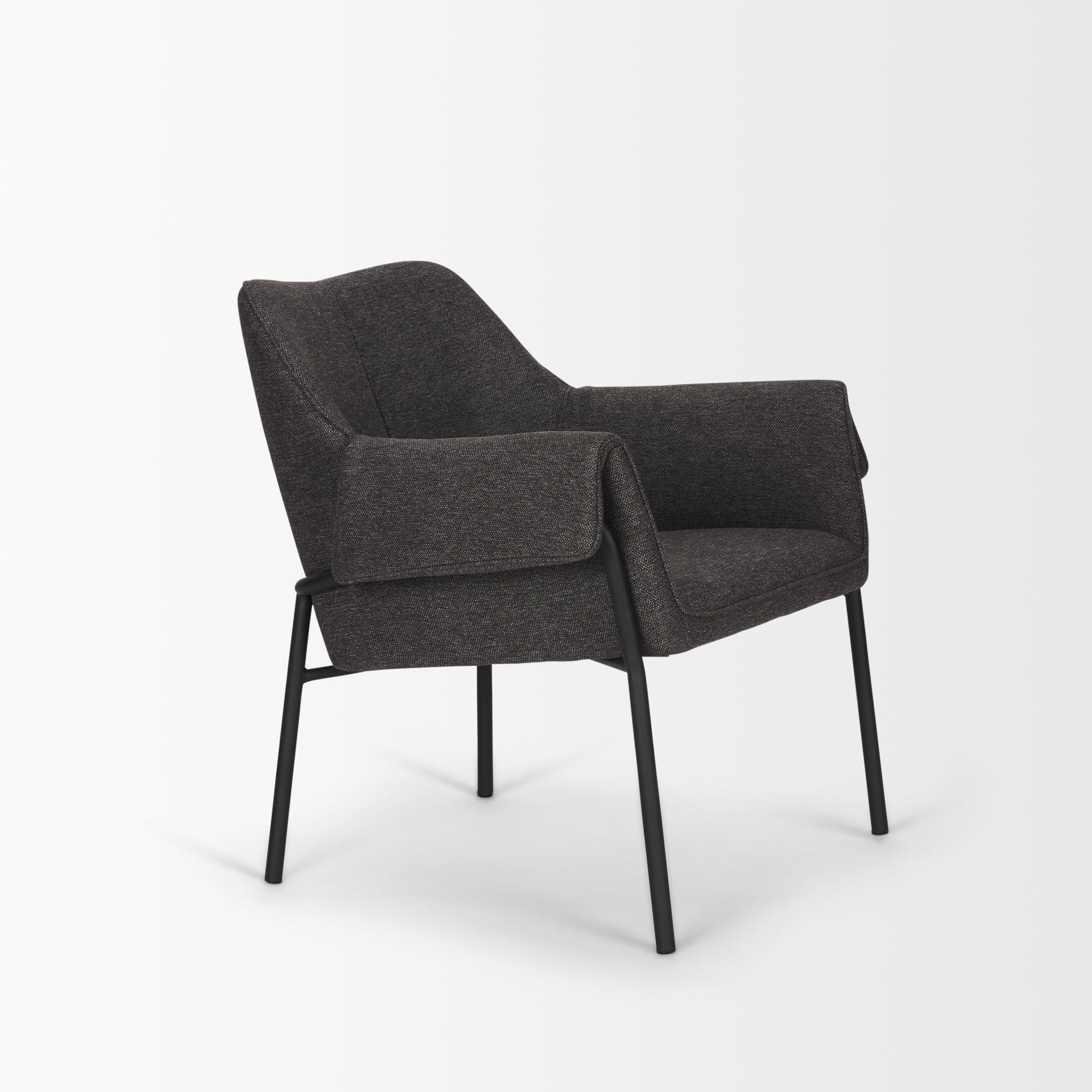Brently Matte Black Metal Legs Accent Chair Accent Chairs Mercana , Black Friday Sale Mercana Furniture Sale, Old Bones Co, Mid Century Furniture Sale, Four Hands Furniture, Black Friday Sale Brently Matte Black Metal Legs Accent Chair,Gus Sale, Perigold Brently Matte Black Metal Legs Accent Chair Accent Chairs Black Friday Sale , Perigold Sale Brently Matte Black Metal Legs Accent Chair,Brently Matte Black Metal Legs Accent Chair Lulu and Georgia, Burke Decor Sale Brently Matte Black Metal Legs Accent Chai