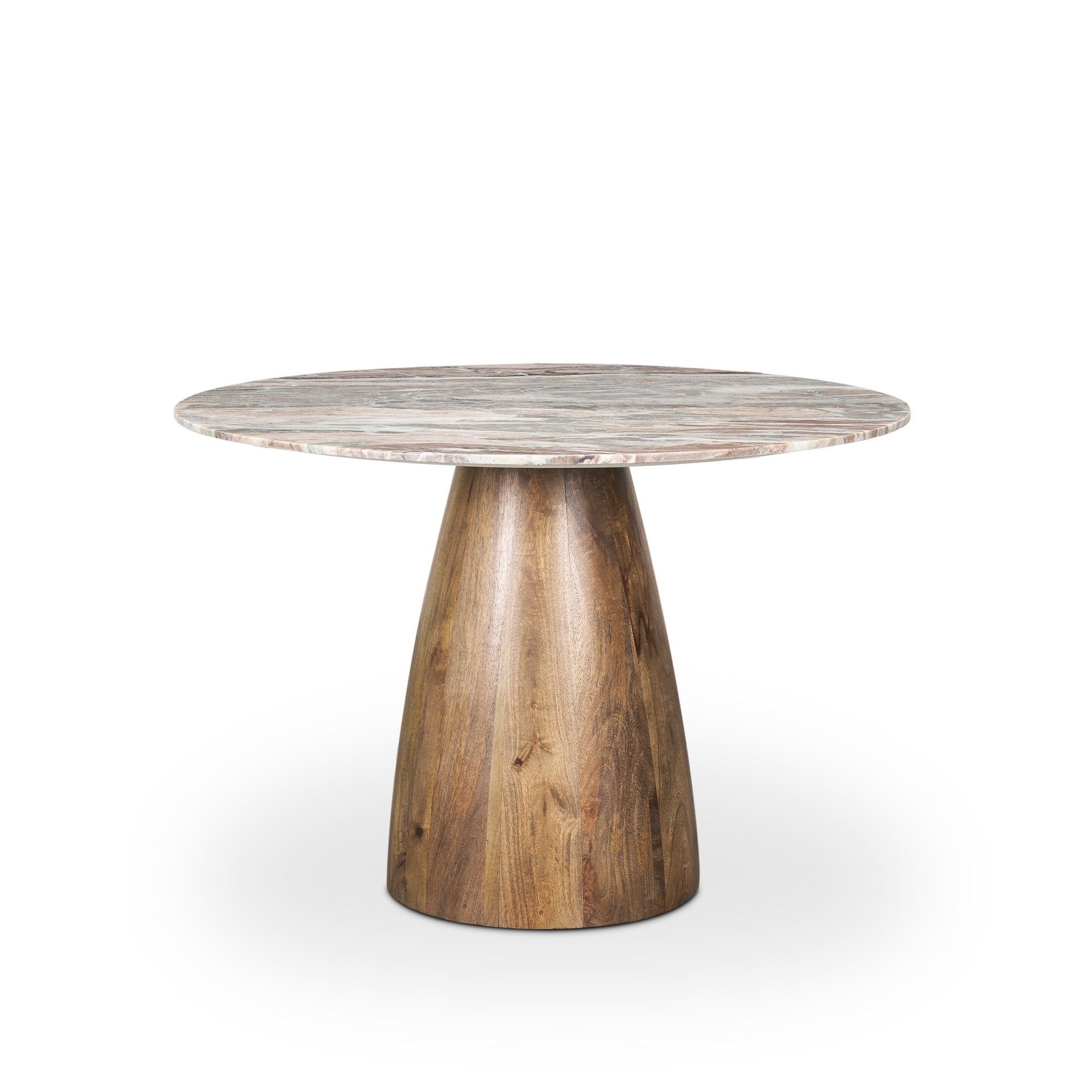 Allyson Round Brown Wood Pedestal with Marble Top Dining Table Dining Tables Mercana , Black Friday Sale Mercana Furniture Sale, Old Bones Co, Mid Century Furniture Sale, Four Hands Furniture, Black Friday Sale Allyson Round Brown Wood Pedestal with Marble Top Dining Table,Gus Sale, Perigold Allyson Round Brown Wood Pedestal with Marble Top Dining Table Dining Tables Black Friday Sale , Perigold Sale Allyson Round Brown Wood Pedestal with Marble Top Dining Table,Allyson Round Brown Wood Pedestal with Marble