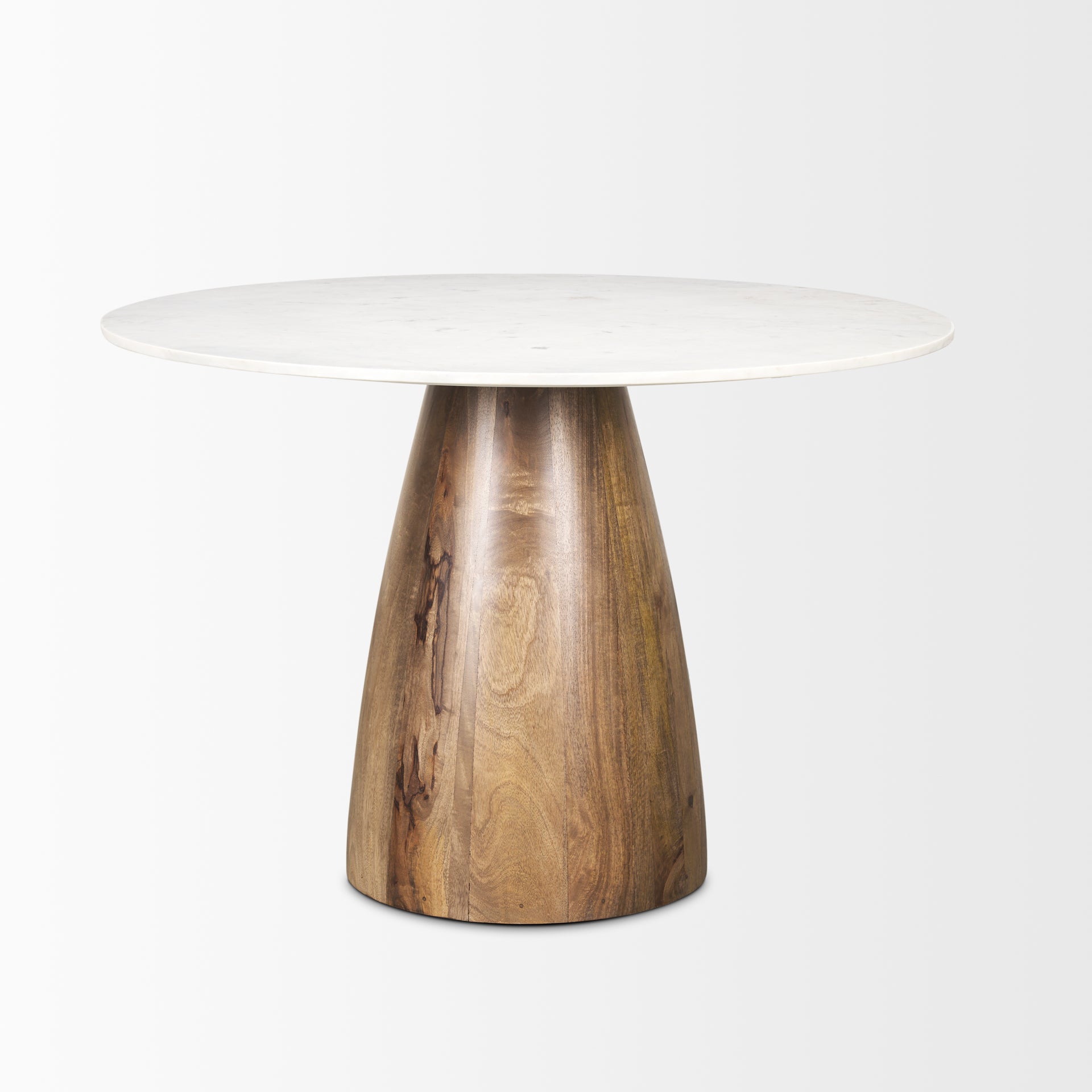 Allyson Round Brown Wood Pedestal with Marble Top Dining Table Dining Tables Mercana , Black Friday Sale Mercana Furniture Sale, Old Bones Co, Mid Century Furniture Sale, Four Hands Furniture, Black Friday Sale Allyson Round Brown Wood Pedestal with Marble Top Dining Table,Gus Sale, Perigold Allyson Round Brown Wood Pedestal with Marble Top Dining Table Dining Tables Black Friday Sale , Perigold Sale Allyson Round Brown Wood Pedestal with Marble Top Dining Table,Allyson Round Brown Wood Pedestal with Marble