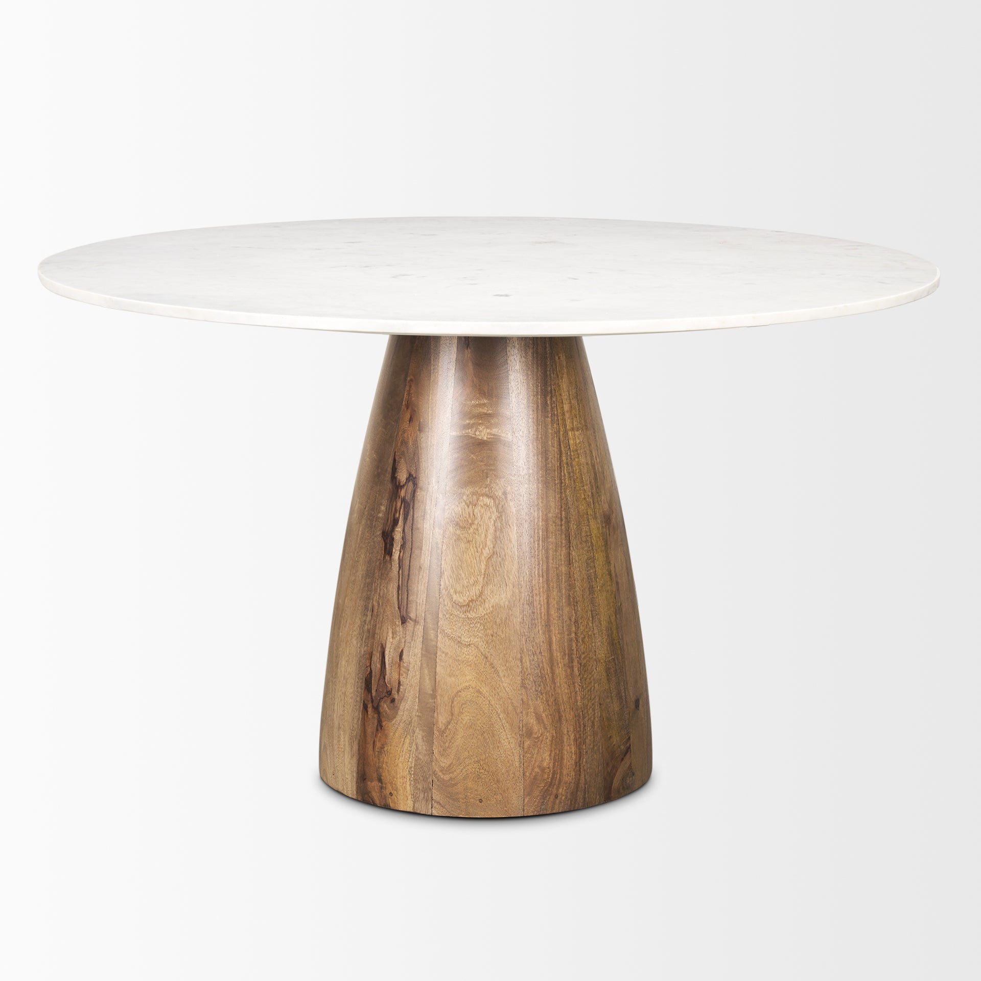 Allyson Round Brown Wood Pedestal with Marble Top Dining Table Dining Tables Mercana , Black Friday Sale Mercana Furniture Sale, Old Bones Co, Mid Century Furniture Sale, Four Hands Furniture, Black Friday Sale Allyson Round Brown Wood Pedestal with Marble Top Dining Table,Gus Sale, Perigold Allyson Round Brown Wood Pedestal with Marble Top Dining Table Dining Tables Black Friday Sale , Perigold Sale Allyson Round Brown Wood Pedestal with Marble Top Dining Table,Allyson Round Brown Wood Pedestal with Marble
