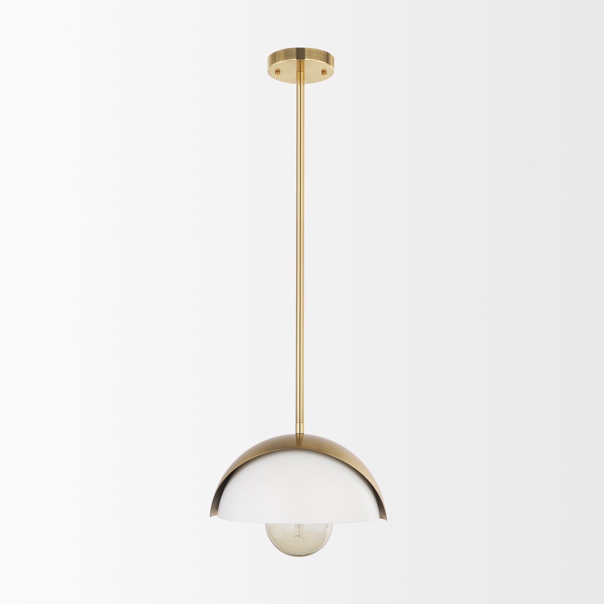Cybill Brushed Brass with White Metal Shade 1-Light Wall Pendant Pendants Mercana , Black Friday Sale Mercana Furniture Sale, Old Bones Co, Mid Century Furniture Sale, Four Hands Furniture, Black Friday Sale Cybill Brushed Brass with White Metal Shade 1-Light Wall Pendant,Gus Sale, Perigold Cybill Brushed Brass with White Metal Shade 1-Light Wall Pendant Pendants Black Friday Sale , Perigold Sale Cybill Brushed Brass with White Metal Shade 1-Light Wall Pendant,Cybill Brushed Brass with White Metal Shade 1-L