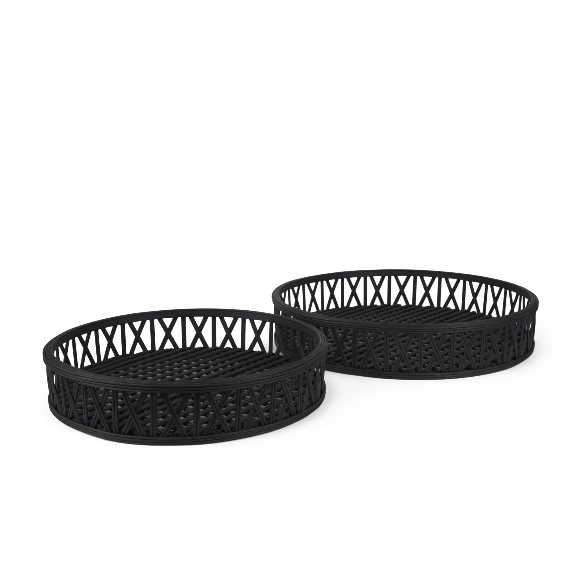 Thea Matte Black Wicker Trays - Set of 2 Trays & Containers Mercana , Black Friday Sale Mercana Furniture Sale, Old Bones Co, Mid Century Furniture Sale, Four Hands Furniture, Black Friday Sale Thea Matte Black Wicker Trays - Set of 2,Gus Sale, Perigold Thea Matte Black Wicker Trays - Set of 2 Trays & Containers Black Friday Sale , Perigold Sale Thea Matte Black Wicker Trays - Set of 2,Thea Matte Black Wicker Trays - Set of 2 Lulu and Georgia, Burke Decor Sale Thea Matte Black Wicker Trays - Set of 2, www.o