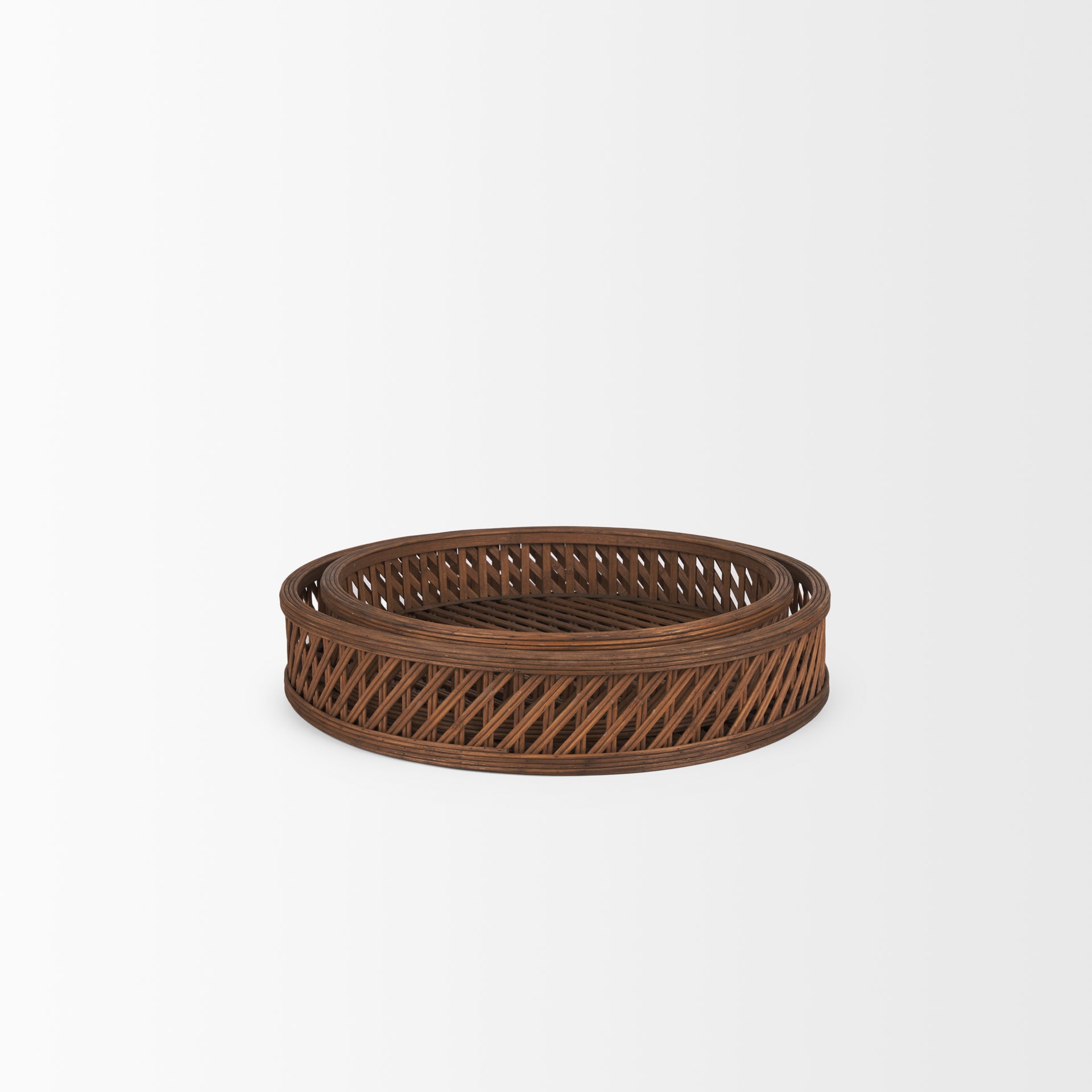 Thala Medium Brown Round Wicker Tray - Set of 2 Trays & Containers Mercana , Black Friday Sale Mercana Furniture Sale, Old Bones Co, Mid Century Furniture Sale, Four Hands Furniture, Black Friday Sale Thala Medium Brown Round Wicker Tray - Set of 2,Gus Sale, Perigold Thala Medium Brown Round Wicker Tray - Set of 2 Trays & Containers Black Friday Sale , Perigold Sale Thala Medium Brown Round Wicker Tray - Set of 2,Thala Medium Brown Round Wicker Tray - Set of 2 Lulu and Georgia, Burke Decor Sale Thala Medium