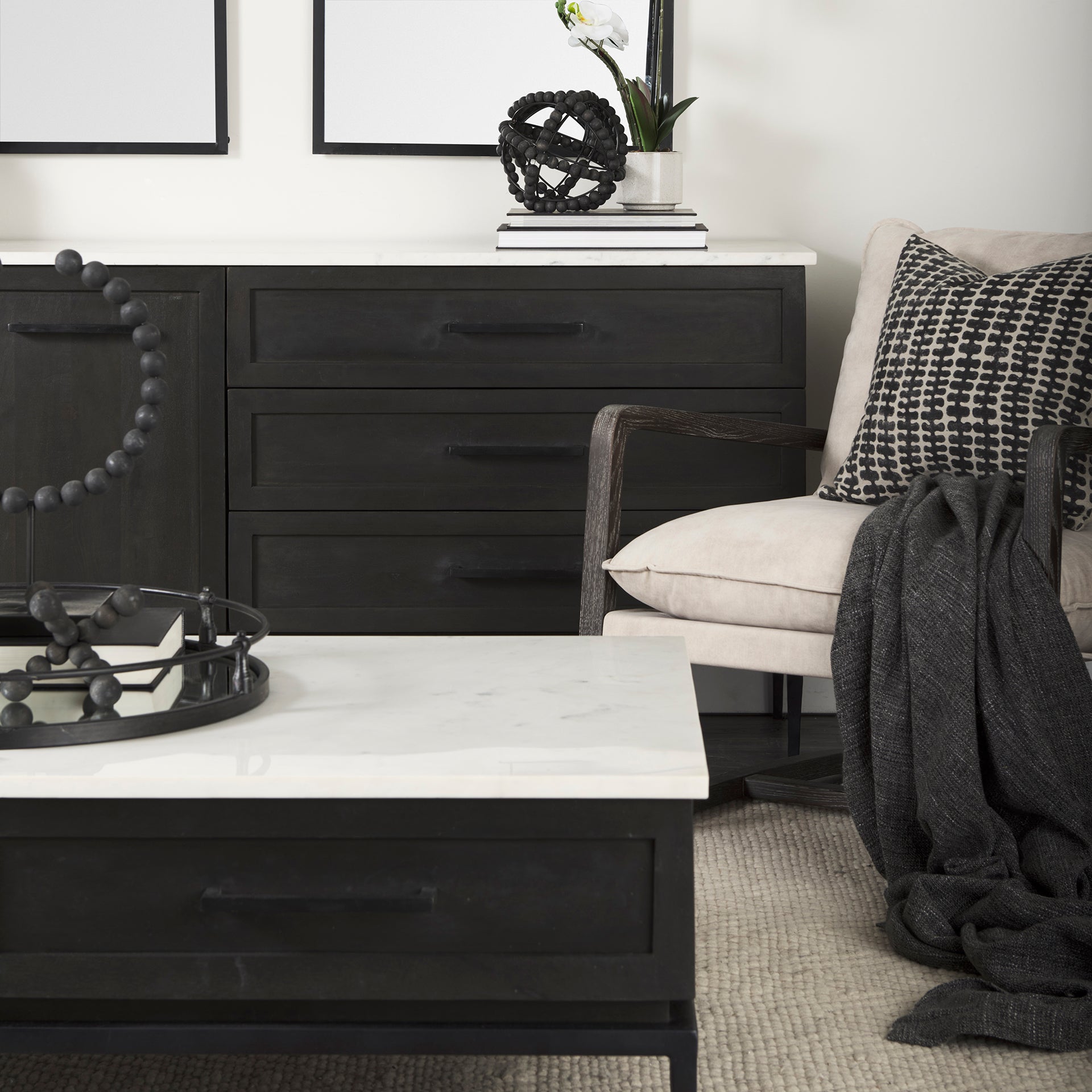 Divina Black-Brown Wood with White Marble Top and Black Metal Base Sideboard Credenzas & Sideboards Mercana , Black Friday Sale Mercana Furniture Sale, Old Bones Co, Mid Century Furniture Sale, Four Hands Furniture, Black Friday Sale Divina Black-Brown Wood with White Marble Top and Black Metal Base Sideboard,Gus Sale, Perigold Divina Black-Brown Wood with White Marble Top and Black Metal Base Sideboard Credenzas & Sideboards Black Friday Sale , Perigold Sale Divina Black-Brown Wood with White Marble Top an