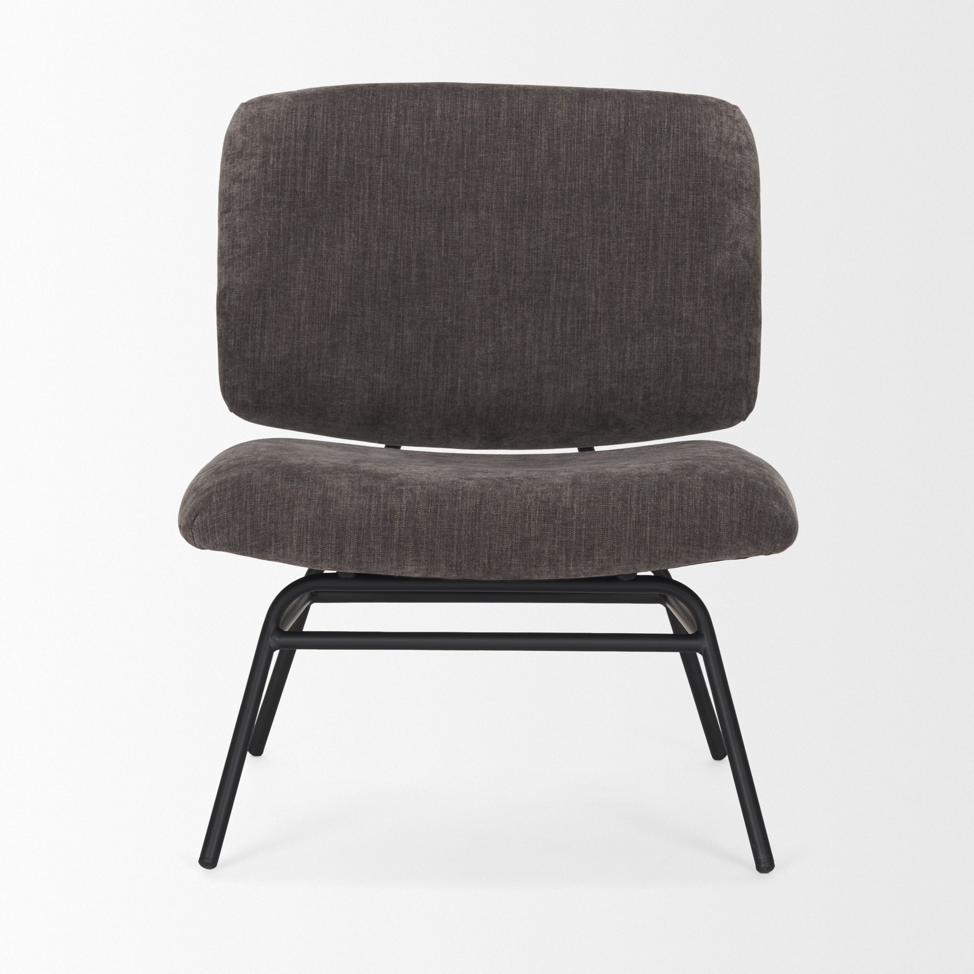 Nora Fabric with Metal Legs Accent Chair
