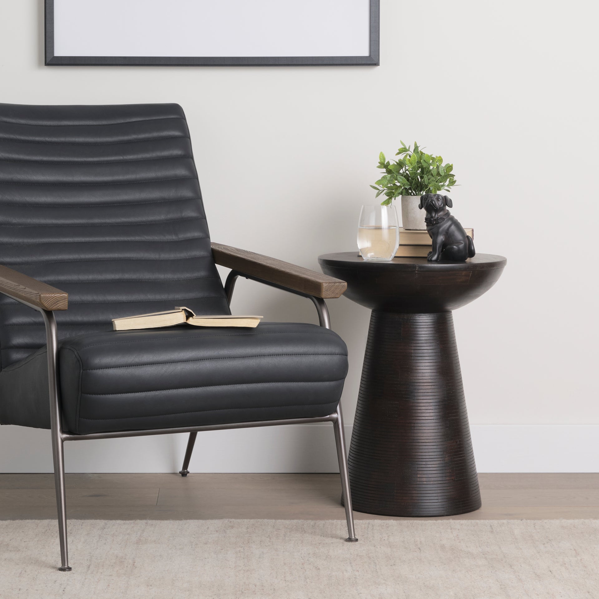 Novell Dark Brown Wood Pedestal Accent Table Side & End Tables Mercana , Black Friday Sale Mercana Furniture Sale, Old Bones Co, Mid Century Furniture Sale, Four Hands Furniture, Black Friday Sale Novell Dark Brown Wood Pedestal Accent Table,Gus Sale, Perigold Novell Dark Brown Wood Pedestal Accent Table Side & End Tables Black Friday Sale , Perigold Sale Novell Dark Brown Wood Pedestal Accent Table,Novell Dark Brown Wood Pedestal Accent Table Lulu and Georgia, Burke Decor Sale Novell Dark Brown Wood Pedest
