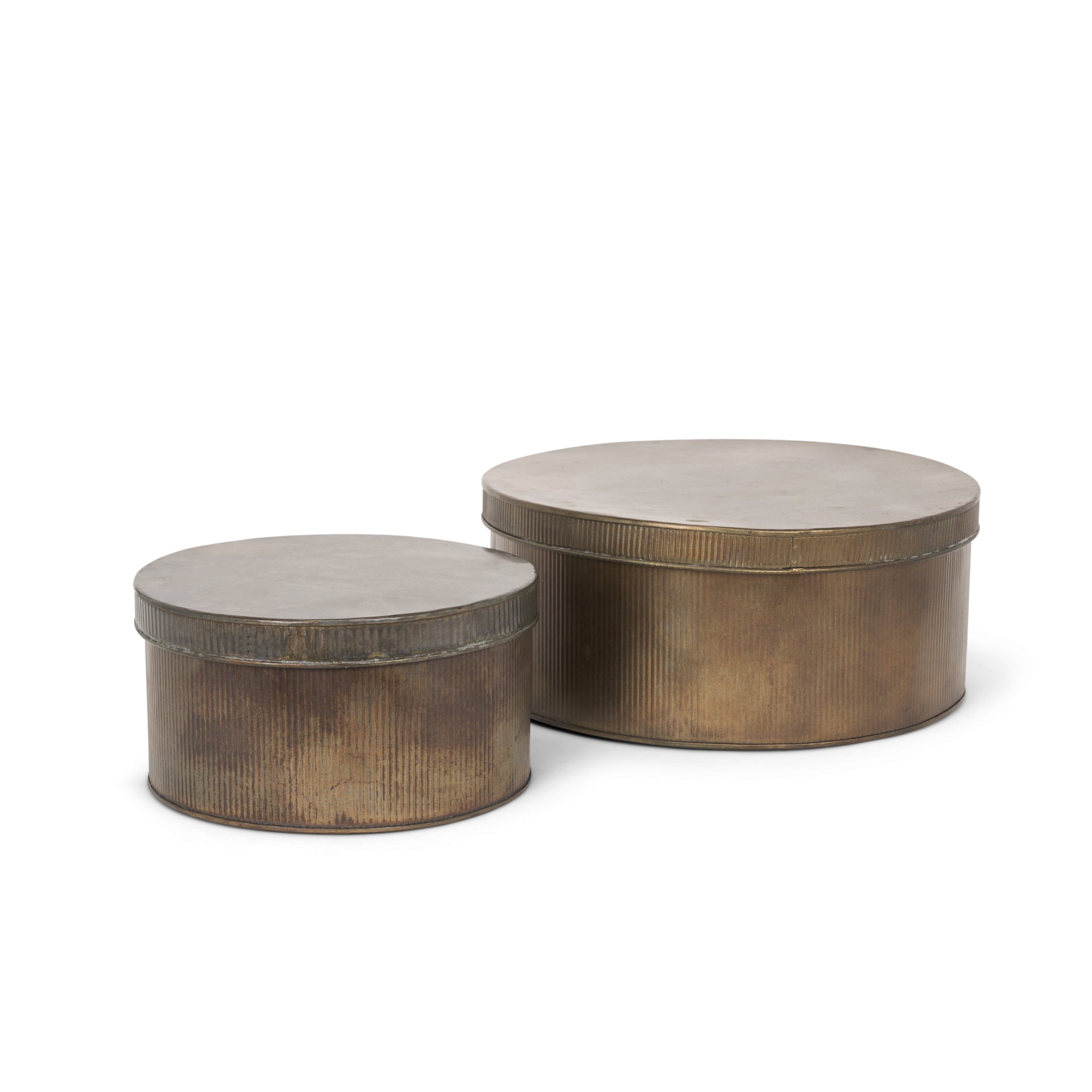Josephine Round Antique Gold Metal Box - Set of 2 Decorative Box Mercana , Black Friday Sale Mercana Furniture Sale, Old Bones Co, Mid Century Furniture Sale, Four Hands Furniture, Black Friday Sale Josephine Round Antique Gold Metal Box - Set of 2,Gus Sale, Perigold Josephine Round Antique Gold Metal Box - Set of 2 Decorative Box Black Friday Sale , Perigold Sale Josephine Round Antique Gold Metal Box - Set of 2,Josephine Round Antique Gold Metal Box - Set of 2 Lulu and Georgia, Burke Decor Sale Josephine 