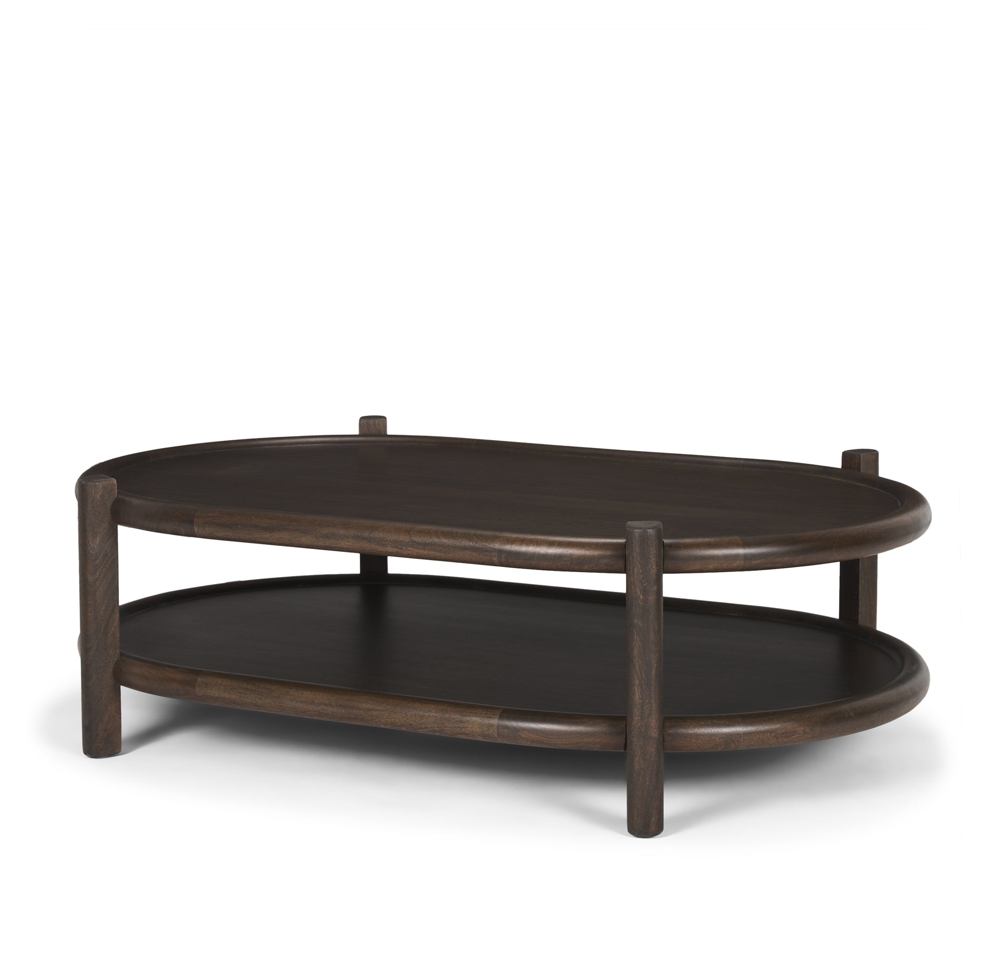 Romi Dark Brown Wood with Bottom Shelf Oval Coffee Table Coffee Tables Mercana , Black Friday Sale Mercana Furniture Sale, Old Bones Co, Mid Century Furniture Sale, Four Hands Furniture, Black Friday Sale Romi Dark Brown Wood with Bottom Shelf Oval Coffee Table,Gus Sale, Perigold Romi Dark Brown Wood with Bottom Shelf Oval Coffee Table Coffee Tables Black Friday Sale , Perigold Sale Romi Dark Brown Wood with Bottom Shelf Oval Coffee Table,Romi Dark Brown Wood with Bottom Shelf Oval Coffee Table Lulu and Geo