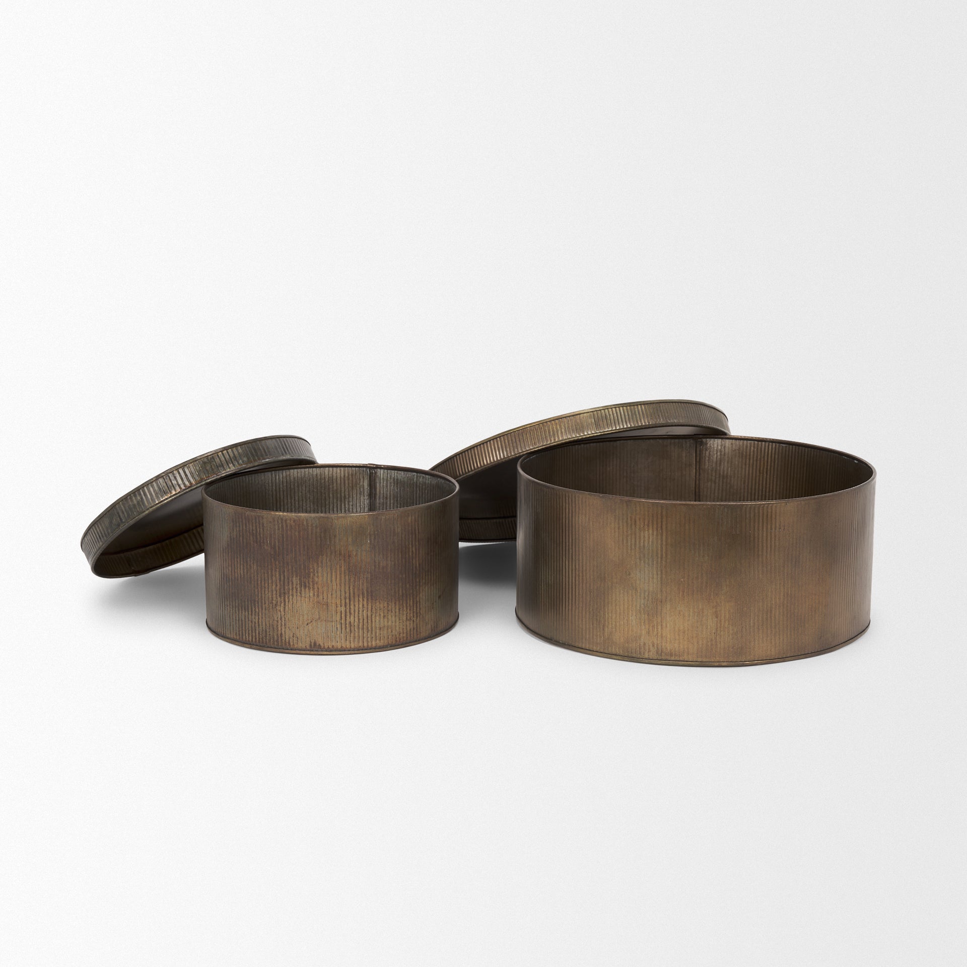 Josephine Round Antique Gold Metal Box - Set of 2 Decorative Box Mercana , Black Friday Sale Mercana Furniture Sale, Old Bones Co, Mid Century Furniture Sale, Four Hands Furniture, Black Friday Sale Josephine Round Antique Gold Metal Box - Set of 2,Gus Sale, Perigold Josephine Round Antique Gold Metal Box - Set of 2 Decorative Box Black Friday Sale , Perigold Sale Josephine Round Antique Gold Metal Box - Set of 2,Josephine Round Antique Gold Metal Box - Set of 2 Lulu and Georgia, Burke Decor Sale Josephine 