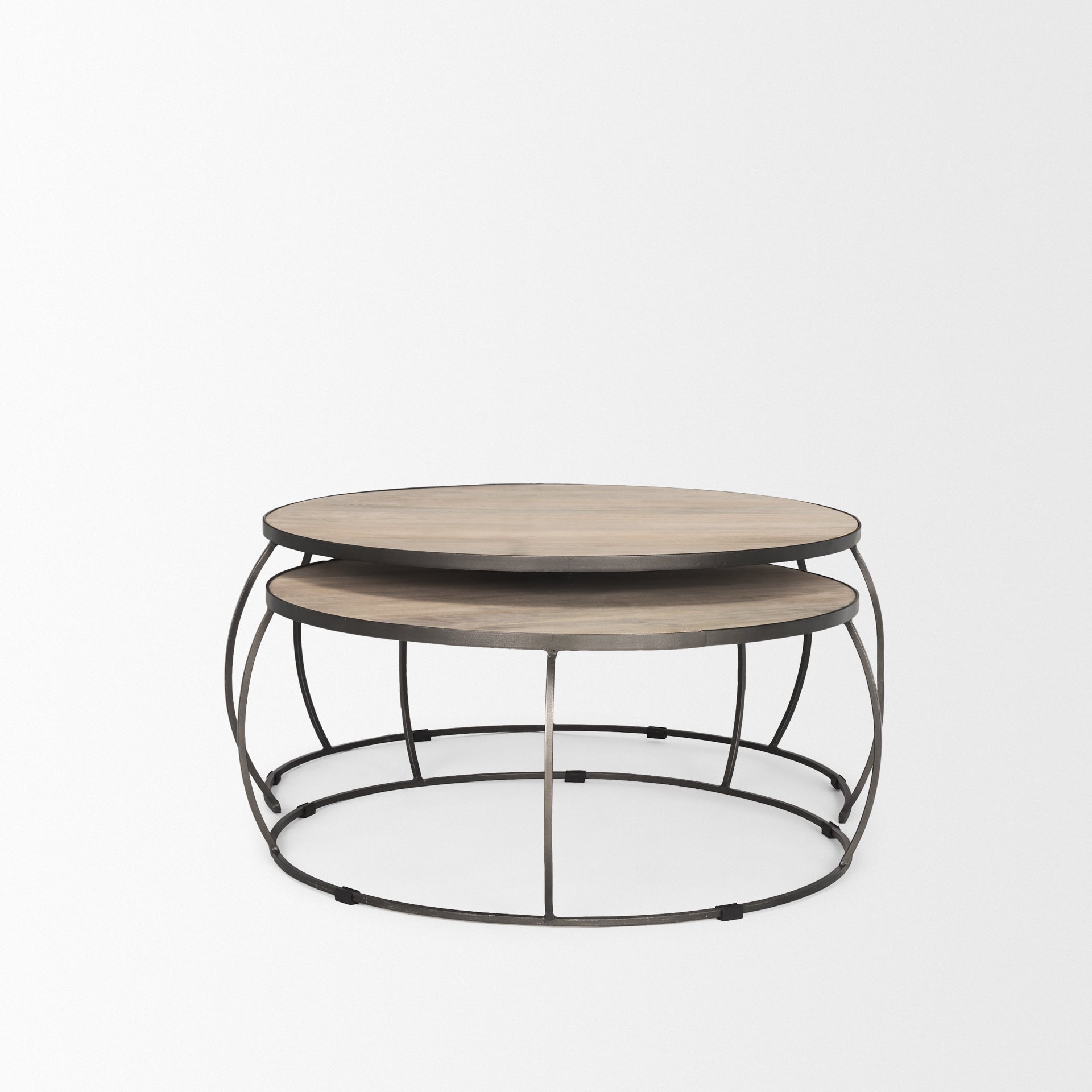 Clapp Round Wood and Metal Nesting Coffee Tables - Set of 2 Coffee Tables Mercana , Black Friday Sale Mercana Furniture Sale, Old Bones Co, Mid Century Furniture Sale, Four Hands Furniture, Black Friday Sale Clapp Round Wood and Metal Nesting Coffee Tables - Set of 2,Gus Sale, Perigold Clapp Round Wood and Metal Nesting Coffee Tables - Set of 2 Coffee Tables Black Friday Sale , Perigold Sale Clapp Round Wood and Metal Nesting Coffee Tables - Set of 2,Clapp Round Wood and Metal Nesting Coffee Tables - Set of