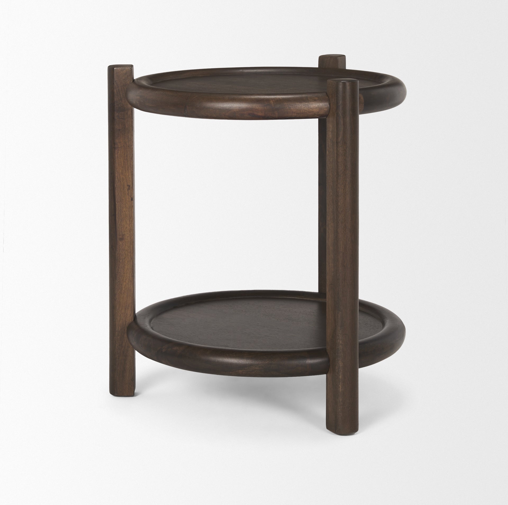 Romi Dark Brown Wood with Bottom Shelf Round Accent Table Side & End Tables Mercana , Black Friday Sale Mercana Furniture Sale, Old Bones Co, Mid Century Furniture Sale, Four Hands Furniture, Black Friday Sale Romi Dark Brown Wood with Bottom Shelf Round Accent Table,Gus Sale, Perigold Romi Dark Brown Wood with Bottom Shelf Round Accent Table Side & End Tables Black Friday Sale , Perigold Sale Romi Dark Brown Wood with Bottom Shelf Round Accent Table,Romi Dark Brown Wood with Bottom Shelf Round Accent Table