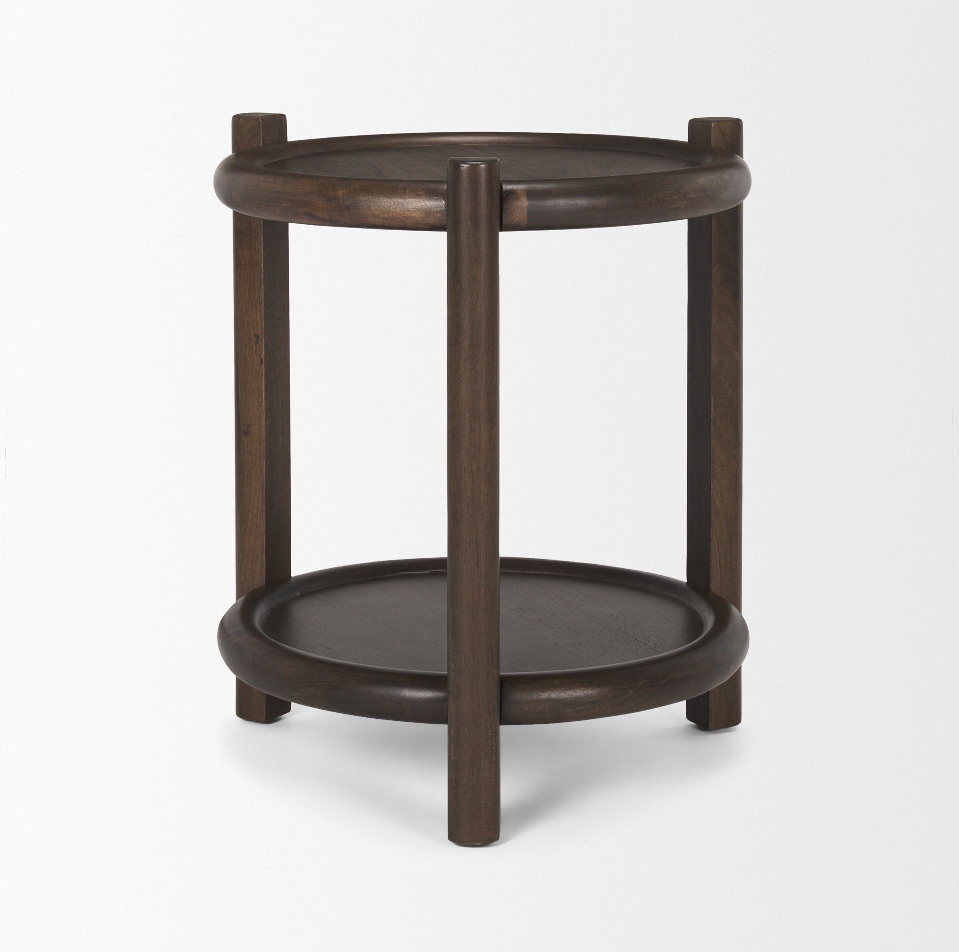 Romi Dark Brown Wood with Bottom Shelf Round Accent Table Side & End Tables Mercana , Black Friday Sale Mercana Furniture Sale, Old Bones Co, Mid Century Furniture Sale, Four Hands Furniture, Black Friday Sale Romi Dark Brown Wood with Bottom Shelf Round Accent Table,Gus Sale, Perigold Romi Dark Brown Wood with Bottom Shelf Round Accent Table Side & End Tables Black Friday Sale , Perigold Sale Romi Dark Brown Wood with Bottom Shelf Round Accent Table,Romi Dark Brown Wood with Bottom Shelf Round Accent Table