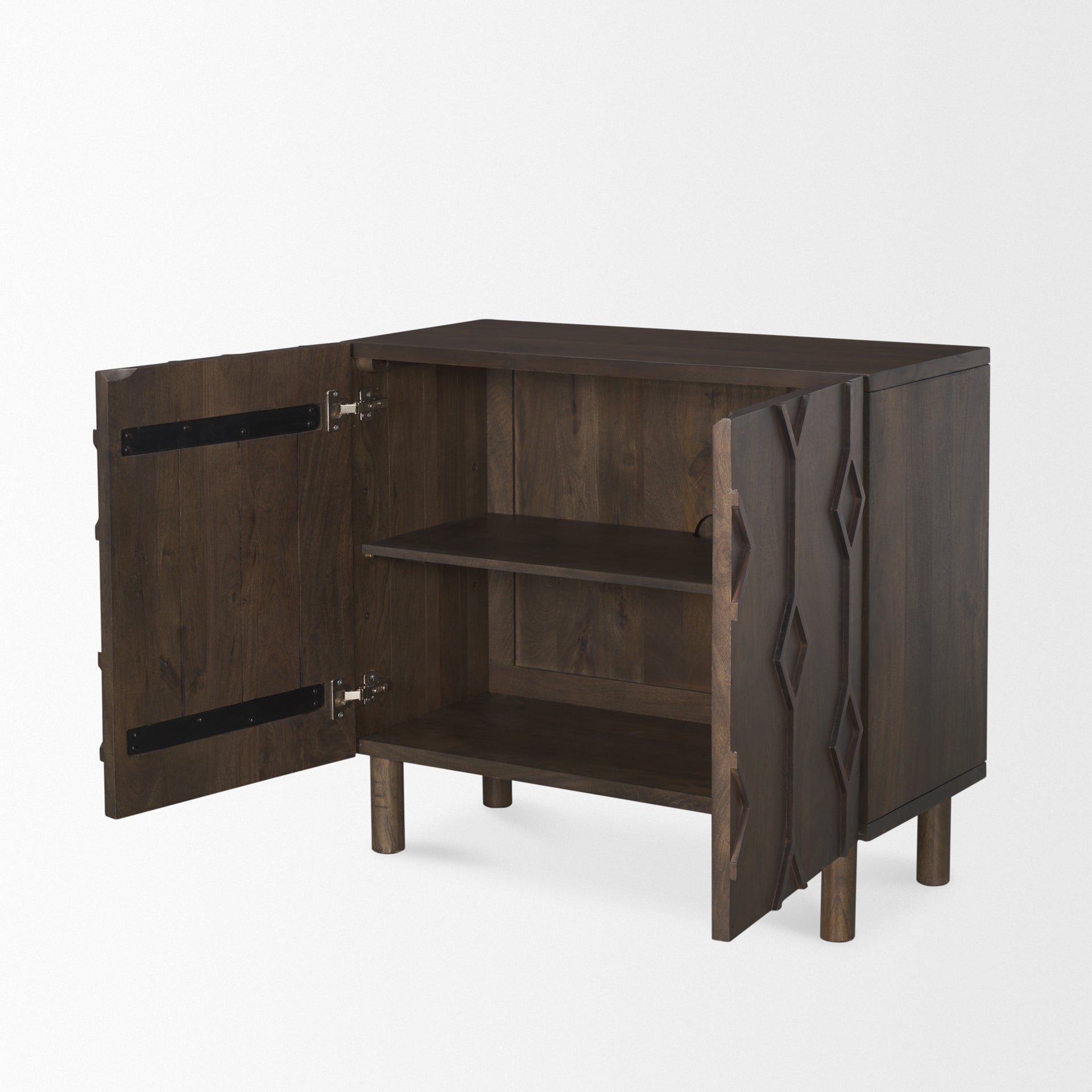Heera Diamond Motif with Shelf Accent Cabinet Credenzas & Sideboards Mercana , Black Friday Sale Mercana Furniture Sale, Old Bones Co, Mid Century Furniture Sale, Four Hands Furniture, Black Friday Sale Heera Diamond Motif with Shelf Accent Cabinet,Gus Sale, Perigold Heera Diamond Motif with Shelf Accent Cabinet Credenzas & Sideboards Black Friday Sale , Perigold Sale Heera Diamond Motif with Shelf Accent Cabinet,Heera Diamond Motif with Shelf Accent Cabinet Lulu and Georgia, Burke Decor Sale Heera Diamond 