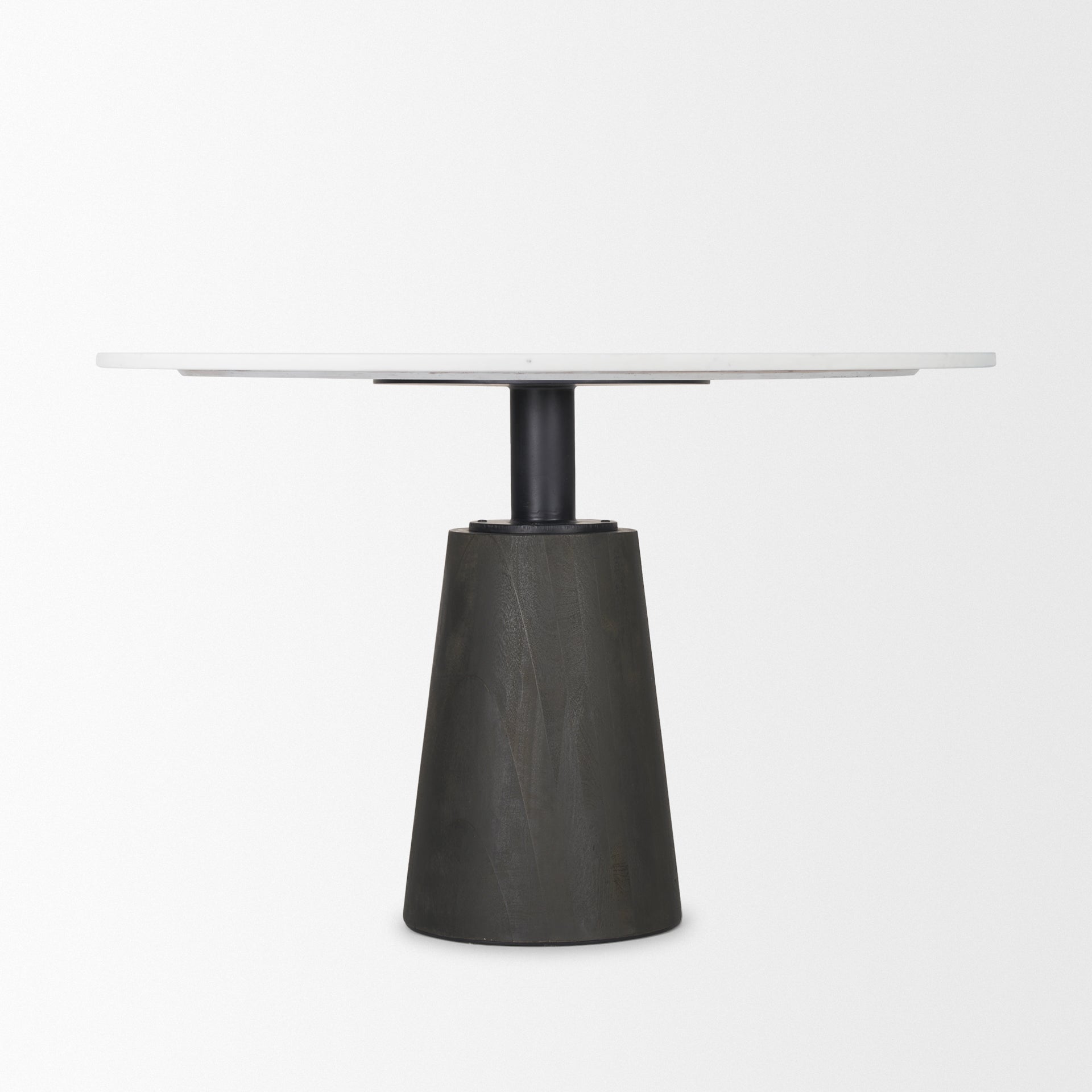 Maxwell Round White Marble Top with Black Metal and Wood Pedestal Base Dining Table Dining Tables Mercana , Black Friday Sale Mercana Furniture Sale, Old Bones Co, Mid Century Furniture Sale, Four Hands Furniture, Black Friday Sale Maxwell Round White Marble Top with Black Metal and Wood Pedestal Base Dining Table,Gus Sale, Perigold Maxwell Round White Marble Top with Black Metal and Wood Pedestal Base Dining Table Dining Tables Black Friday Sale , Perigold Sale Maxwell Round White Marble Top with Black Met