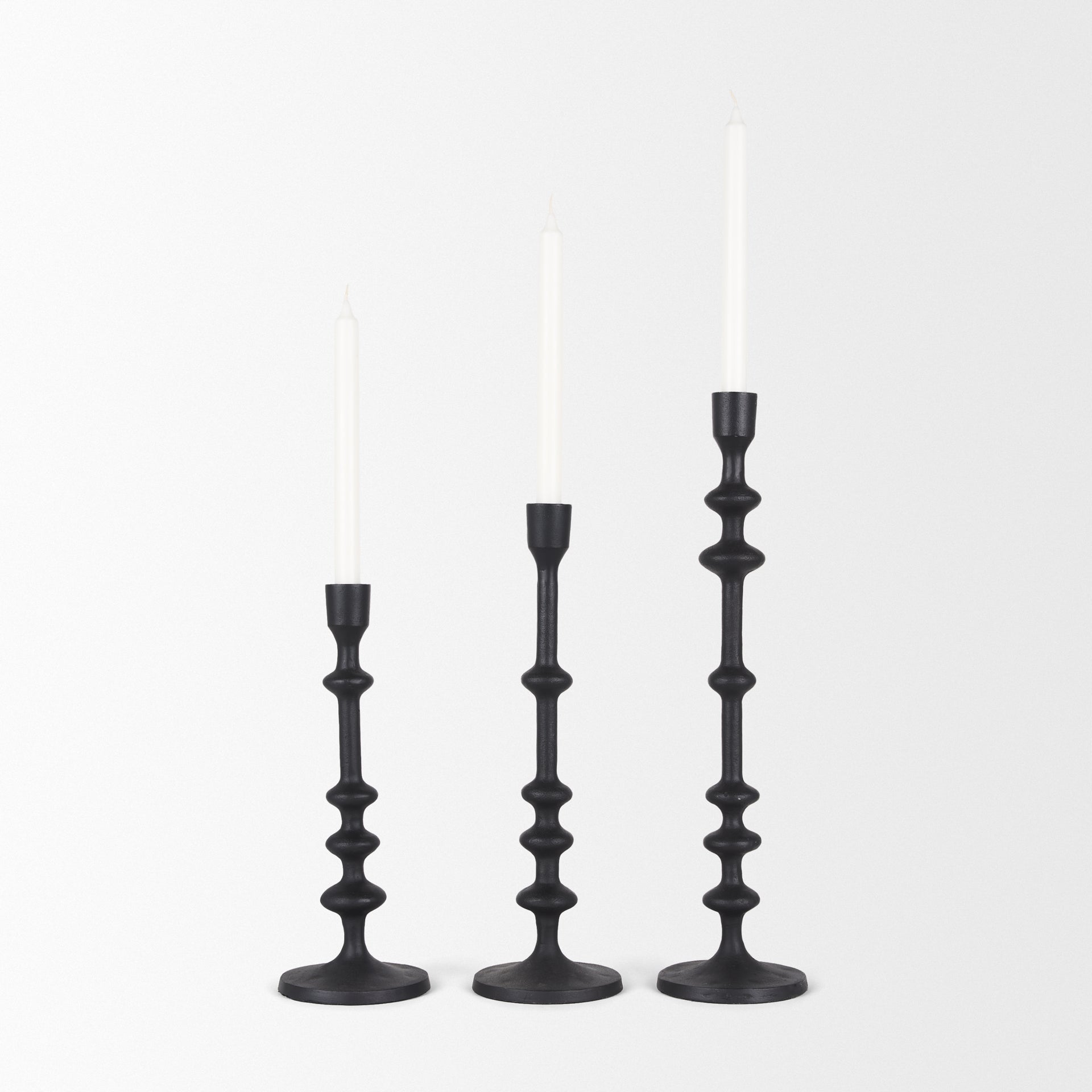 Paolo Matte Black Metal Candle Holder - Set of 3 Candle Holders Mercana , Black Friday Sale Mercana Furniture Sale, Old Bones Co, Mid Century Furniture Sale, Four Hands Furniture, Black Friday Sale Paolo Matte Black Metal Candle Holder - Set of 3,Gus Sale, Perigold Paolo Matte Black Metal Candle Holder - Set of 3 Candle Holders Black Friday Sale , Perigold Sale Paolo Matte Black Metal Candle Holder - Set of 3,Paolo Matte Black Metal Candle Holder - Set of 3 Lulu and Georgia, Burke Decor Sale Paolo Matte Bla
