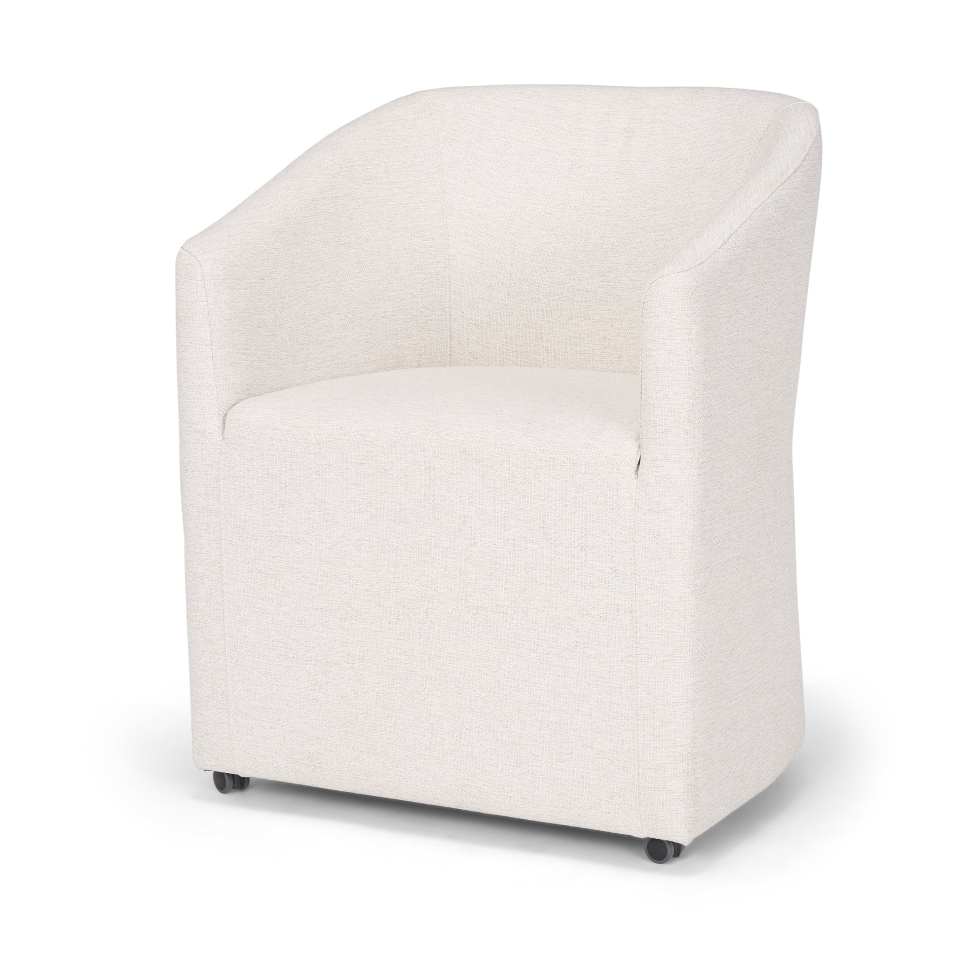 Sondra Performance Fabric Upholstered Club Dining Chair